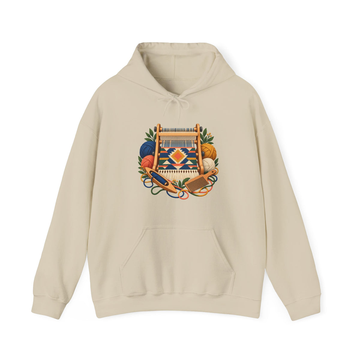 Geometric Hand Weaving Workshop Hoodie