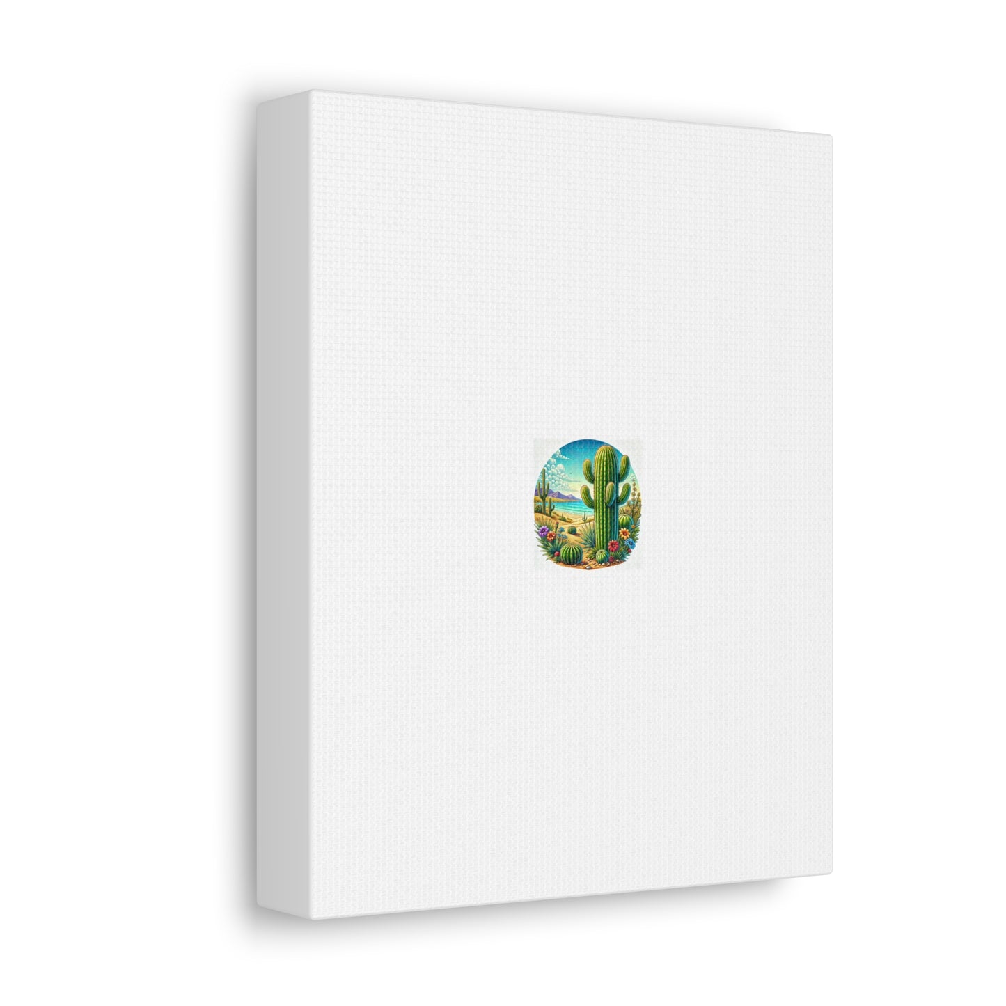 Desert Cactus Bloom Garden Canvas Botanical Desert Wall Art Gift