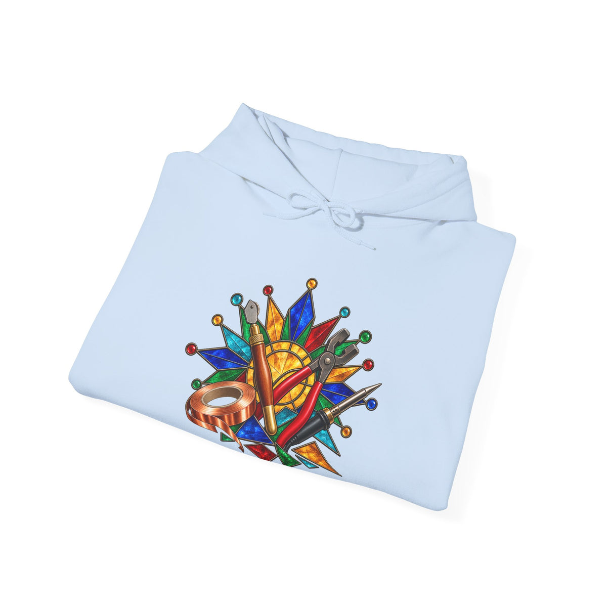 Stained Glass Workshop Tools Hoodie