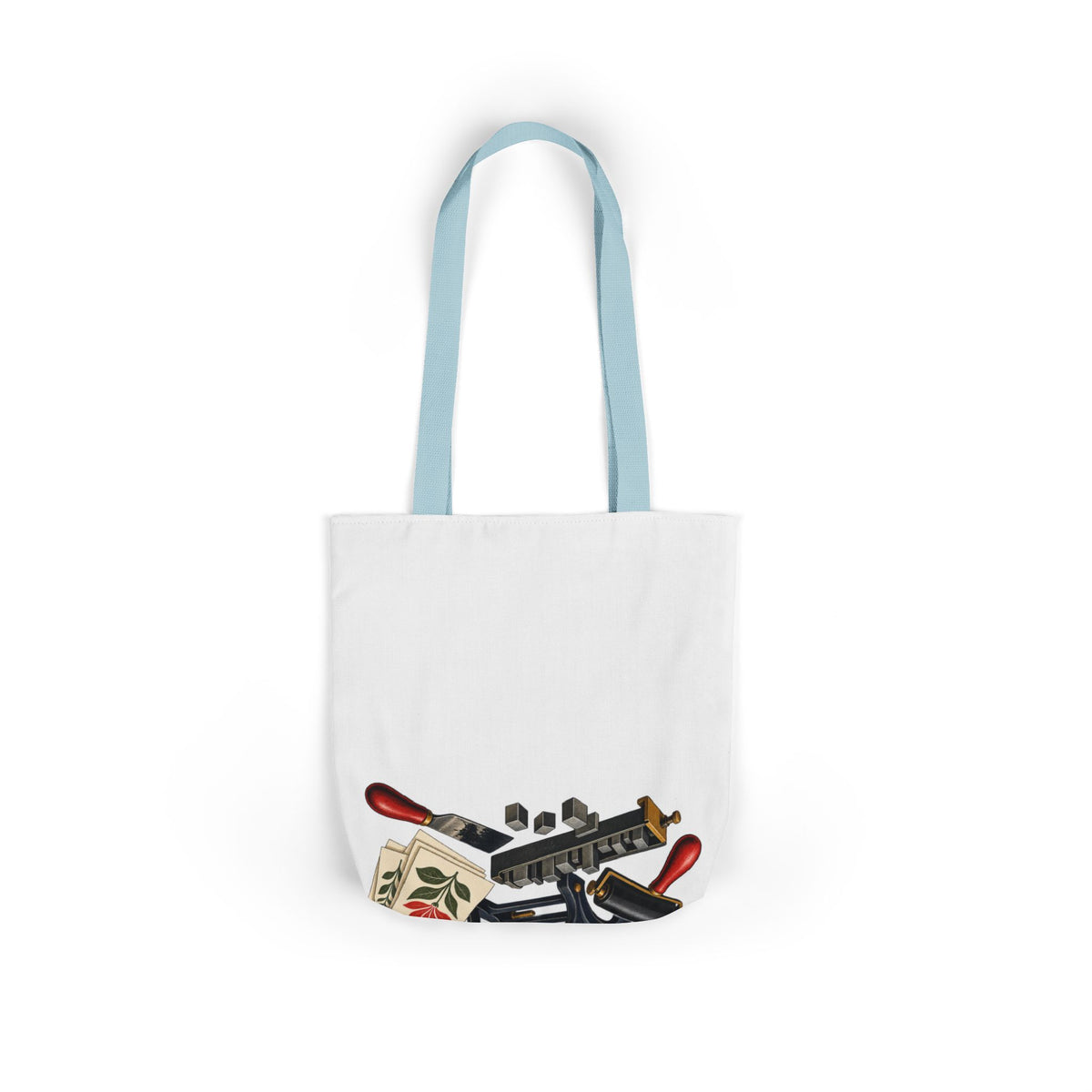 Botanical Letterpress Printshop Tote Bag
