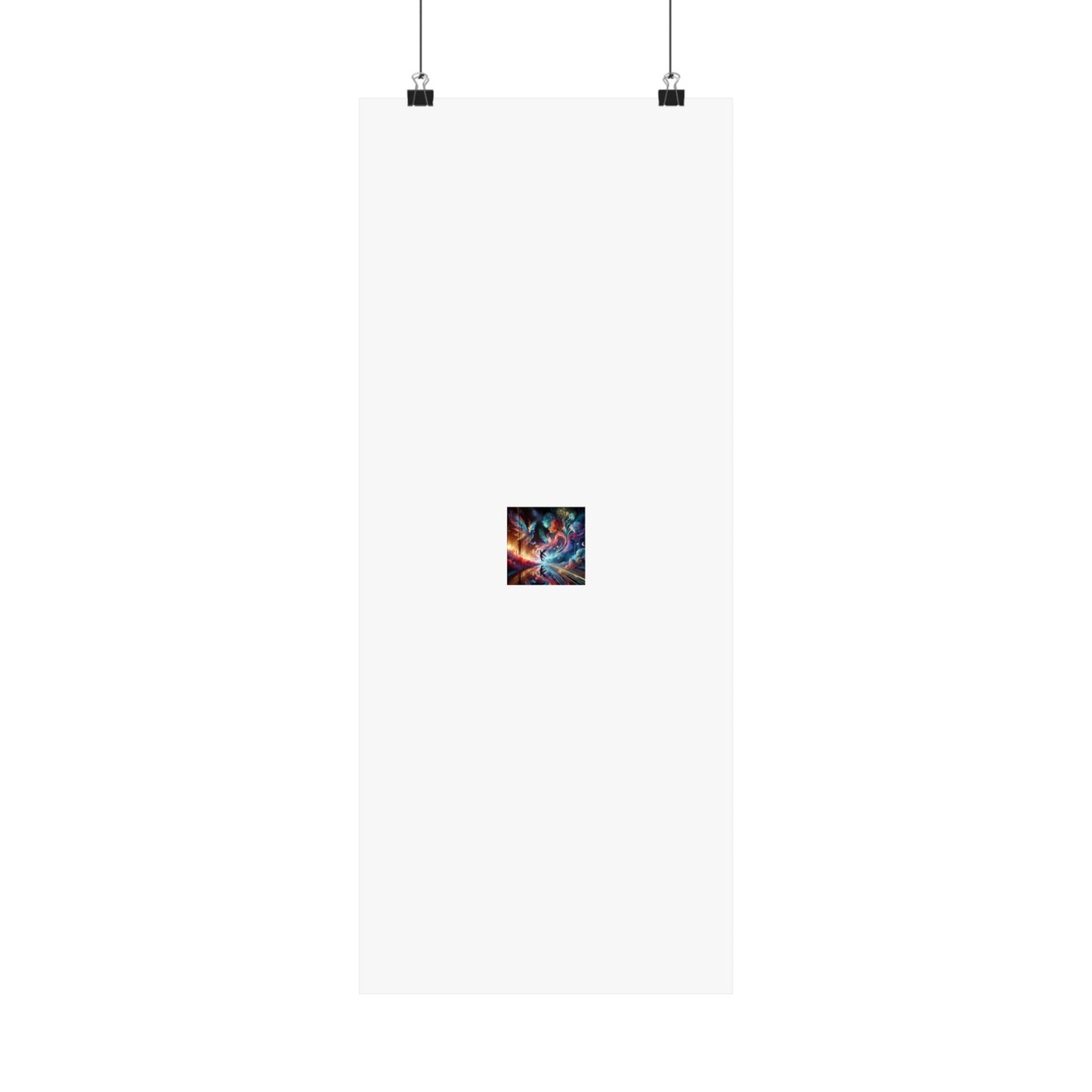 Cosmic Aurora Dancer Dreamscape Celestial Dance Poster