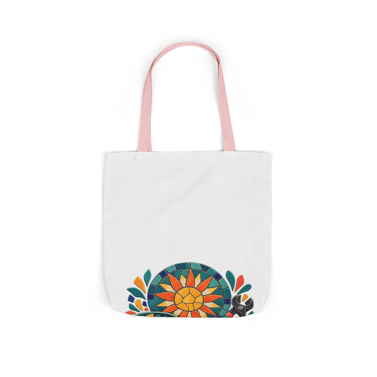 Sunburst Mosaic Making Workshop Tote Bag