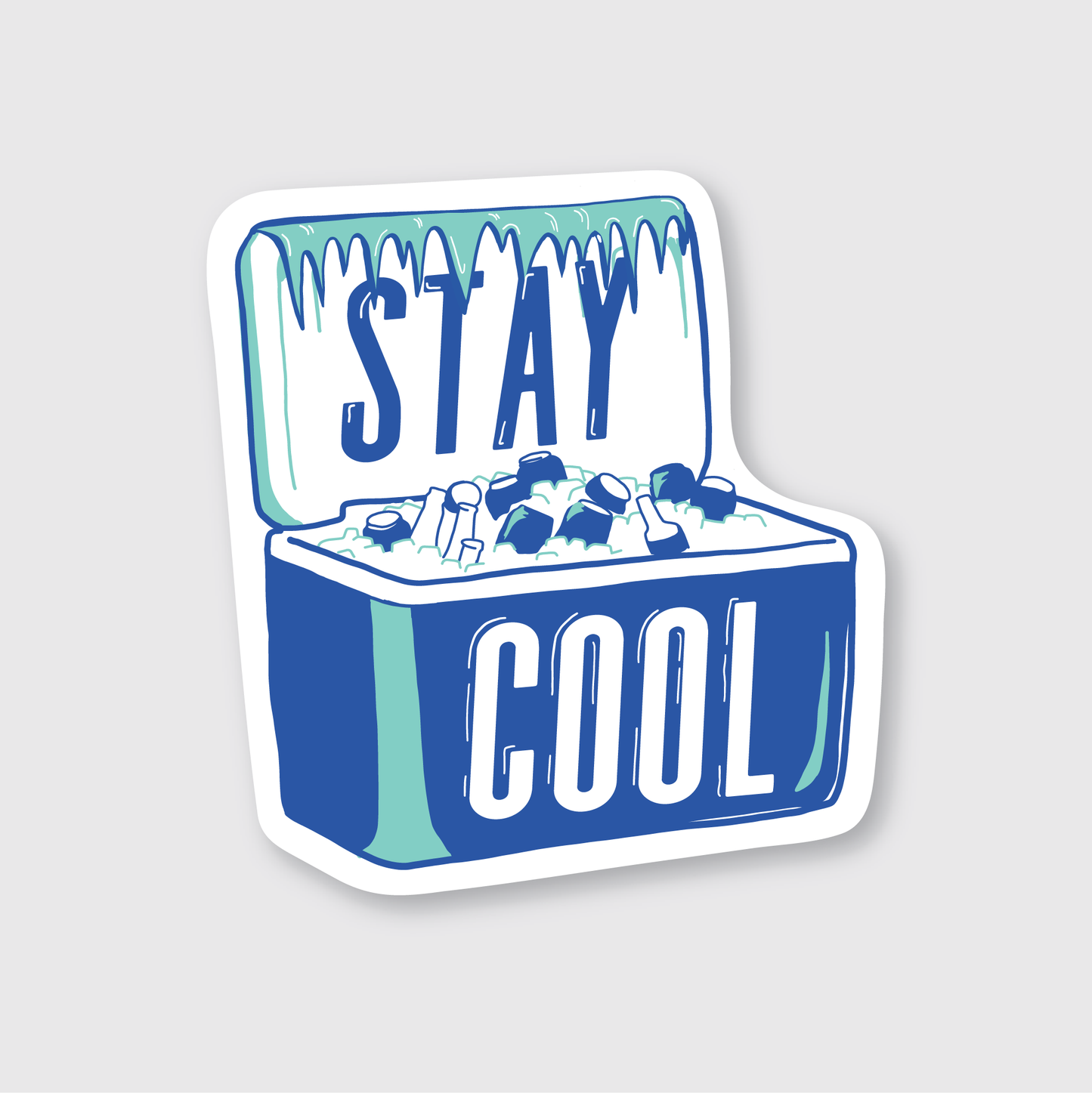 Stay Cool Cooler Sticker