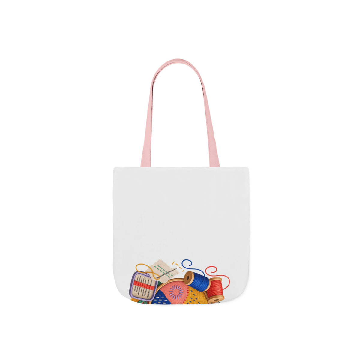 Colorful Visible Mending Workshop Tote Bag