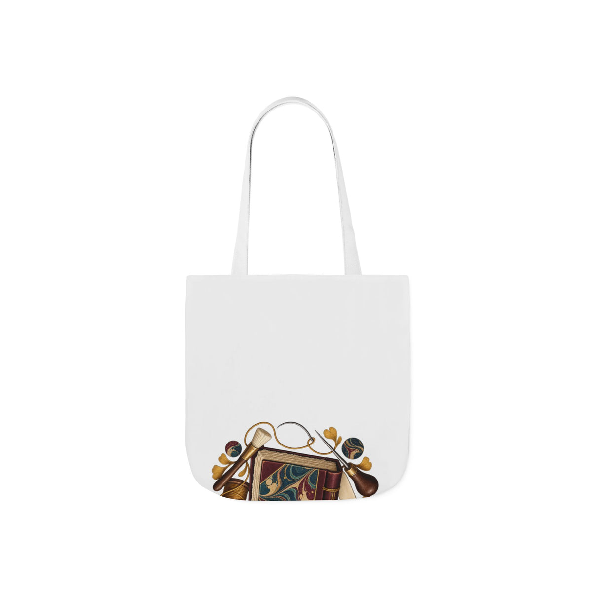 Traditional Marbled Bookbinding Workshop Tote Bag