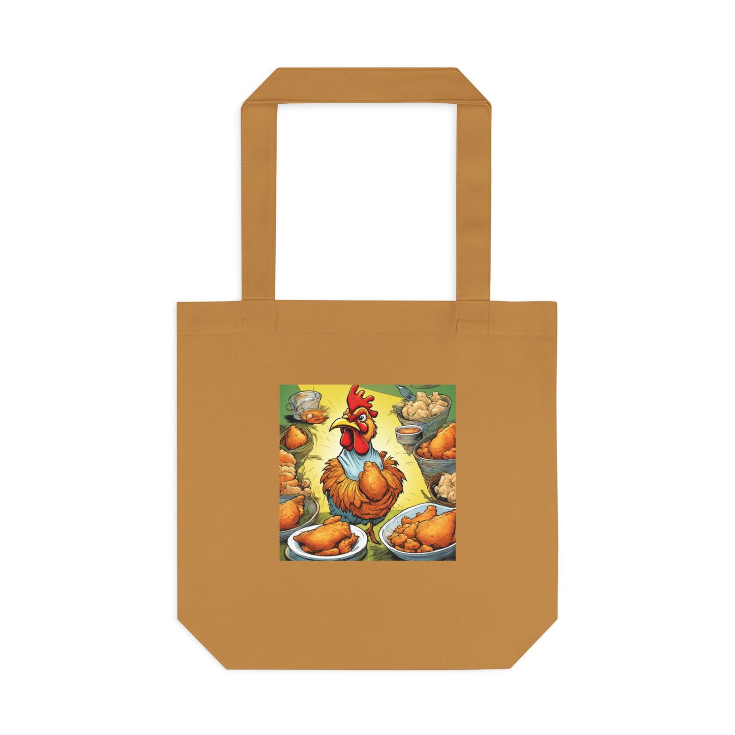 Funny Chicken Fried Food Comfort Food Art Tote Bag