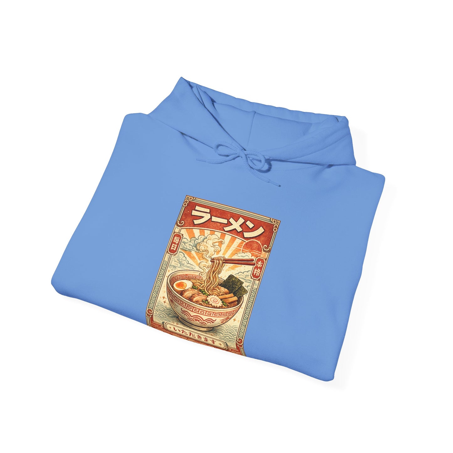 Vintage Ramen Bowl Illustration Hoodie