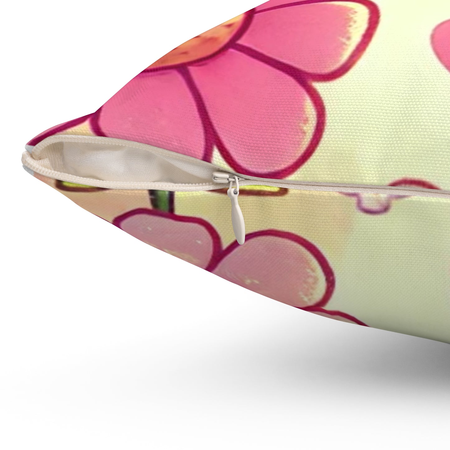 Pastel Floral Alpaca Garden Kawaii Decorative Pillow