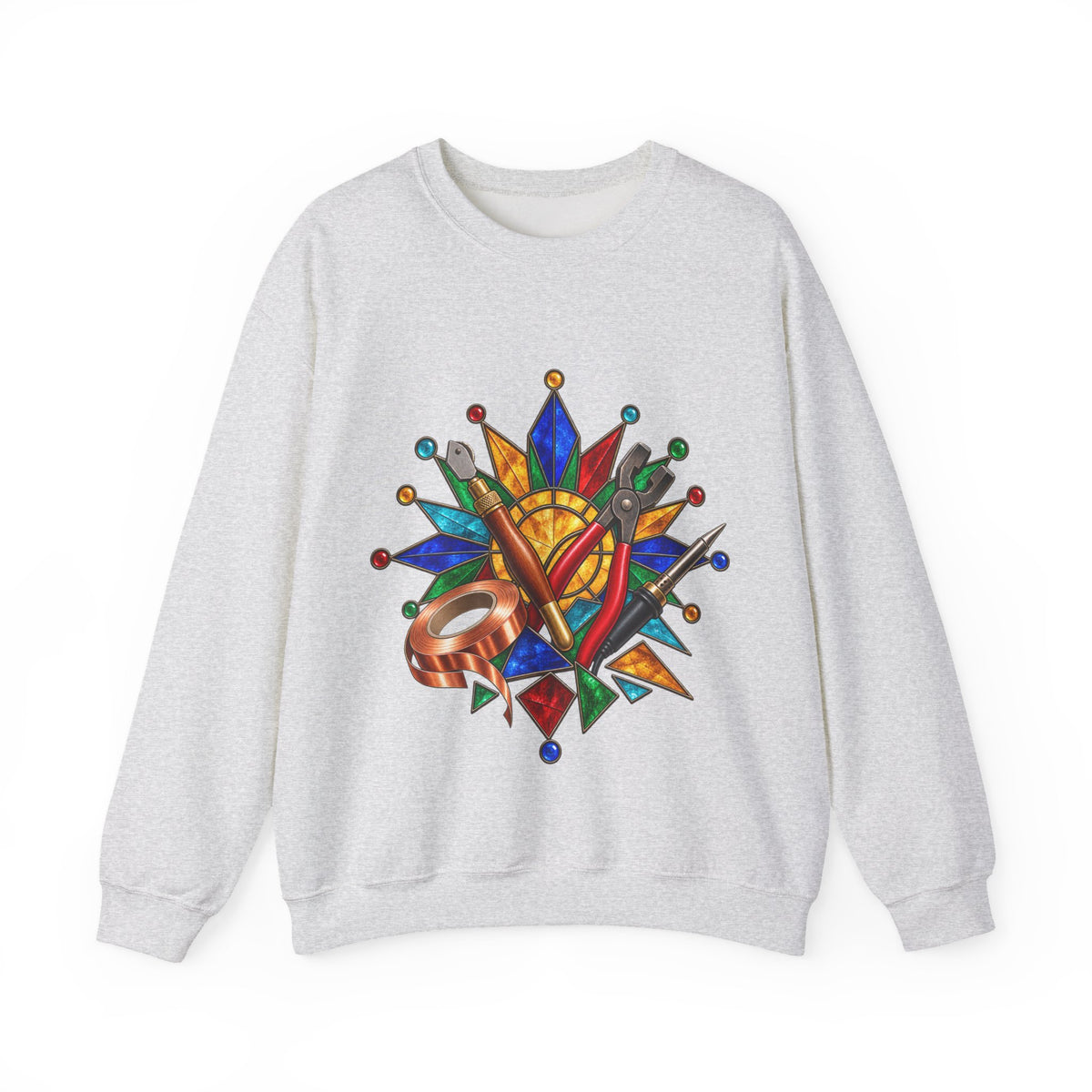 Stained Glass Workshop Tools Sweatshirt