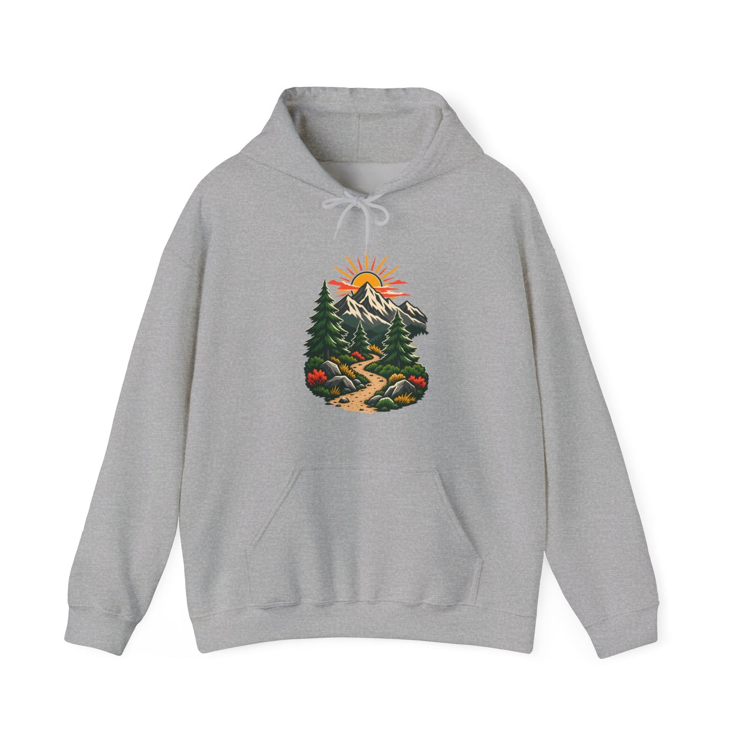 Sunrise Mountain Trail Outdoor Adventure Hoodie