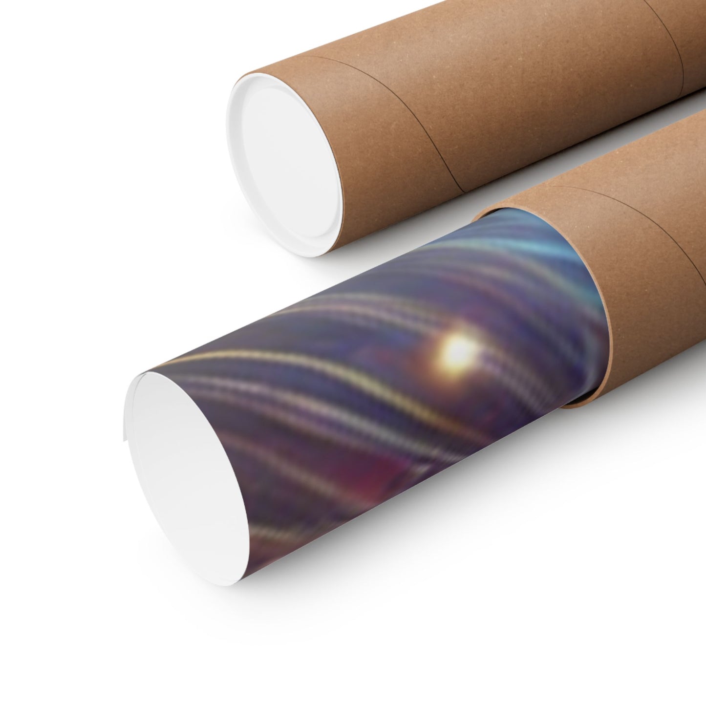 Cosmic Starburst Energy Abstract Space Poster Wall Art Decor