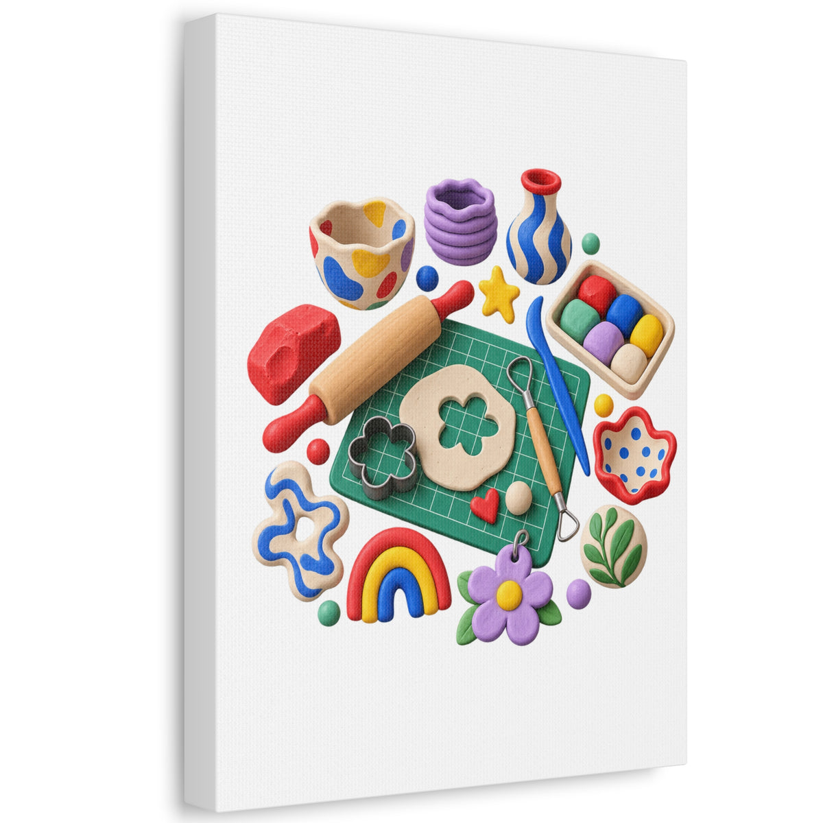 Miniature Clay Sculpting Workshop Canvas