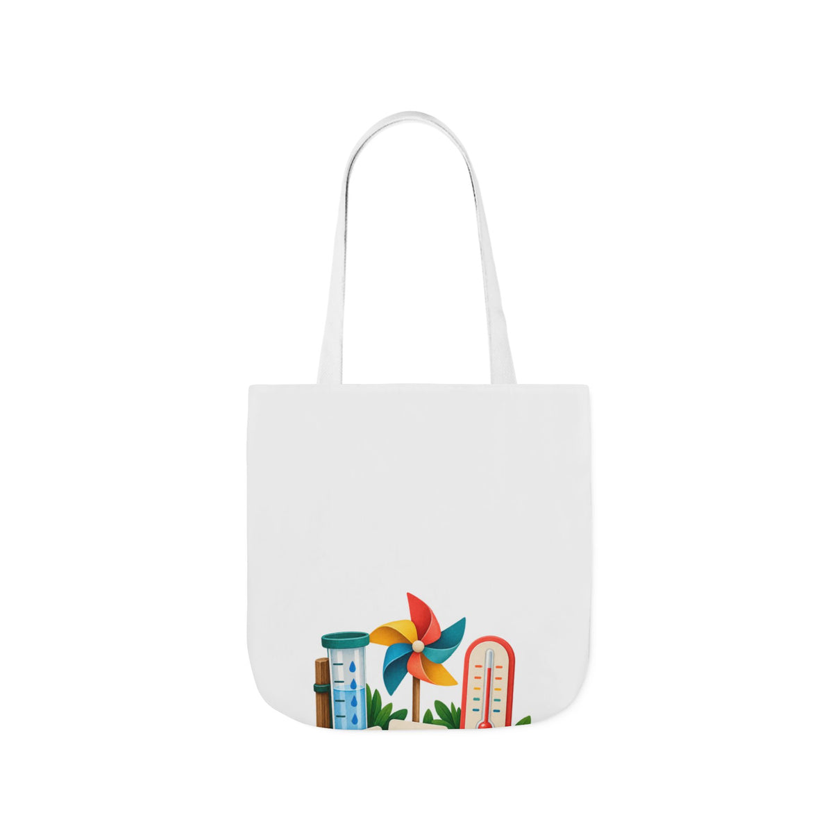 Colorful Backyard Weather Watching Kit Tote Bag
