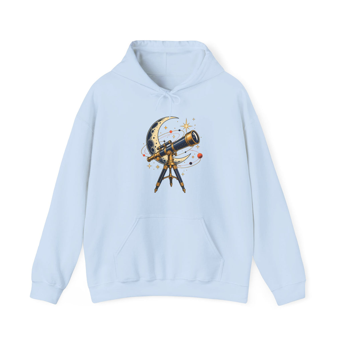 Vintage Telescope Celestial Astronomy Hoodie