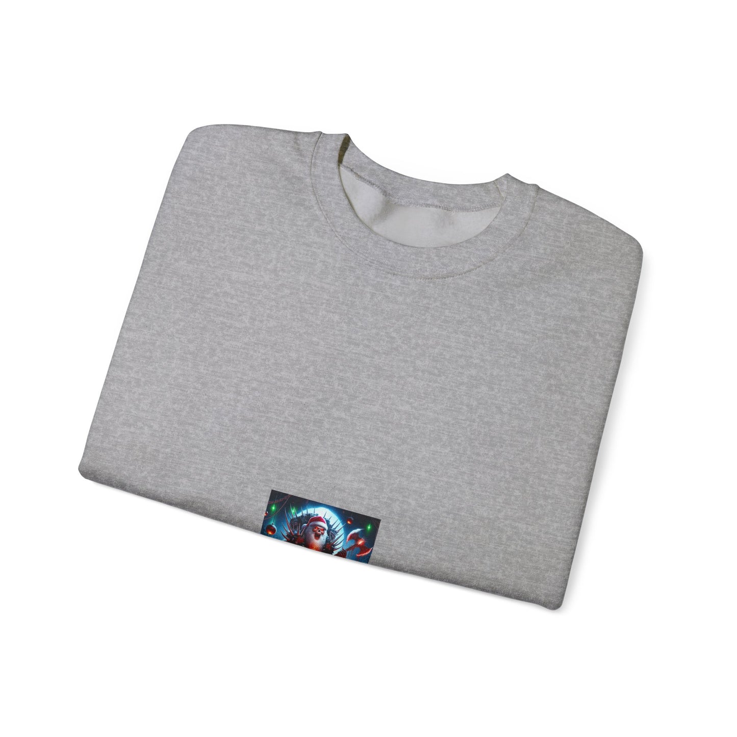 Heavy Metal Santa Holiday Concert Dark Sweatshirt
