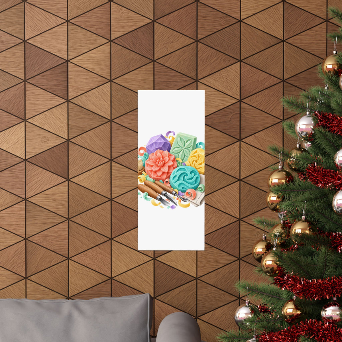 Colorful Soap Carving Workshop Poster