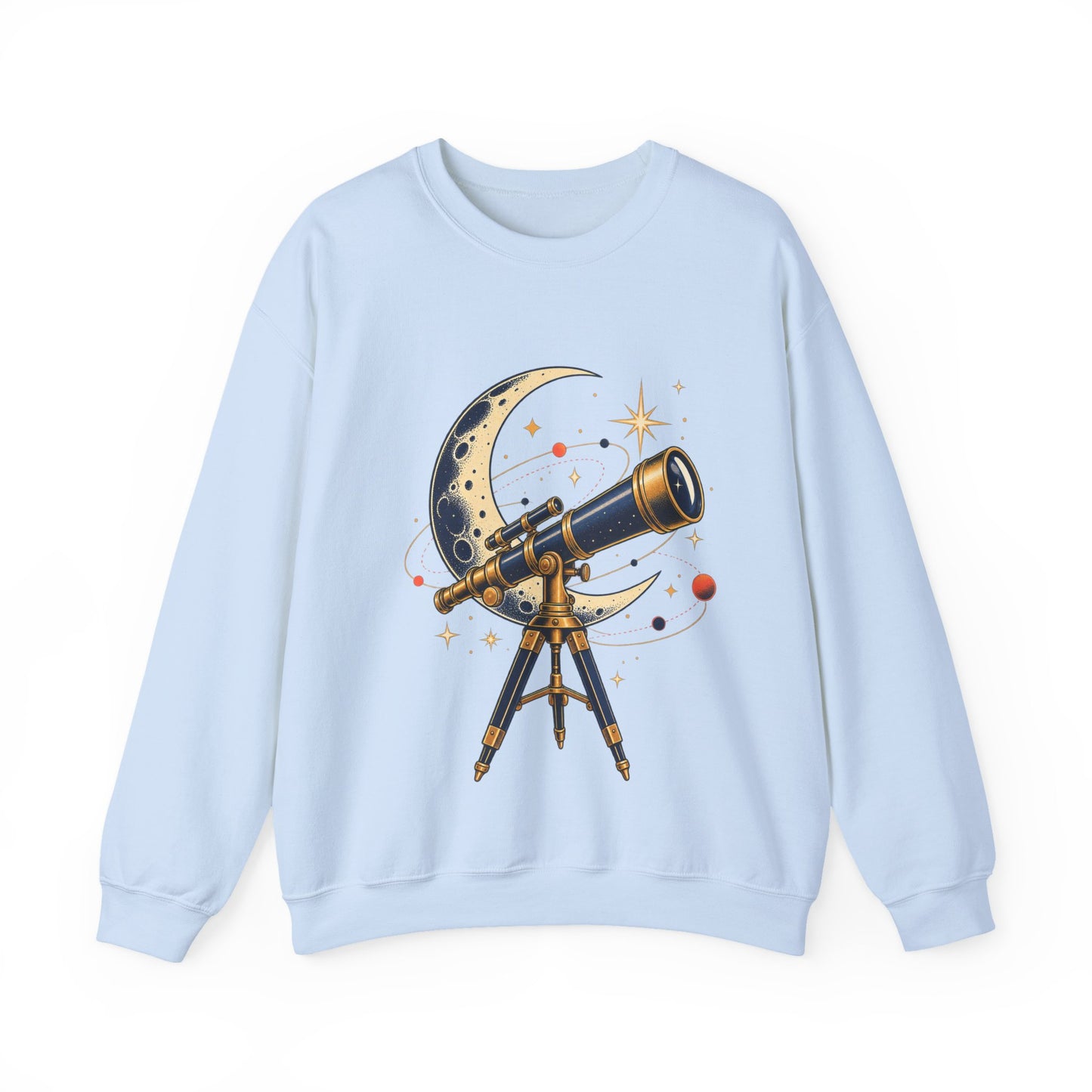 Vintage Telescope Celestial Astronomy Sweatshirt