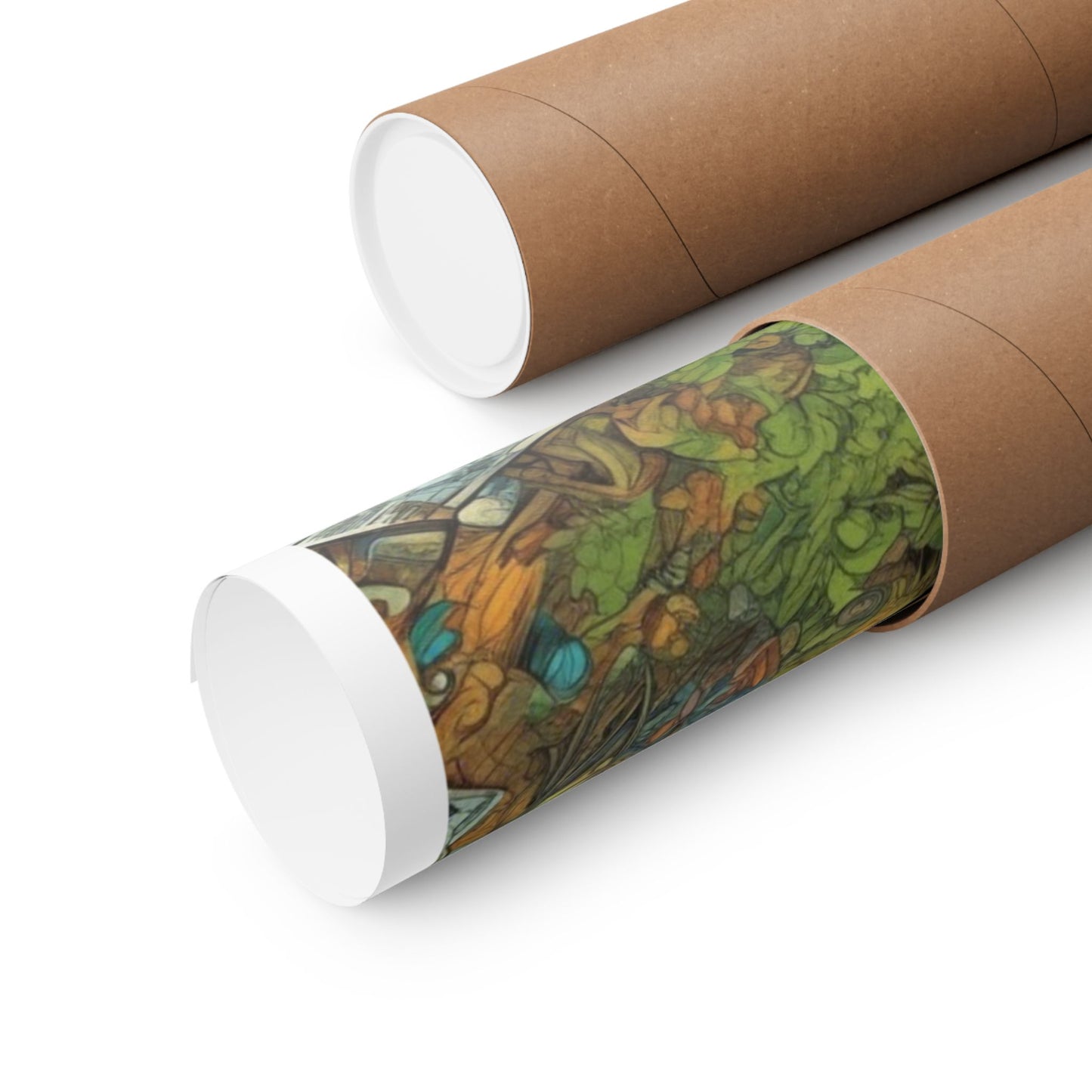 Whimsical Garden Stream Nature Gift Art Poster