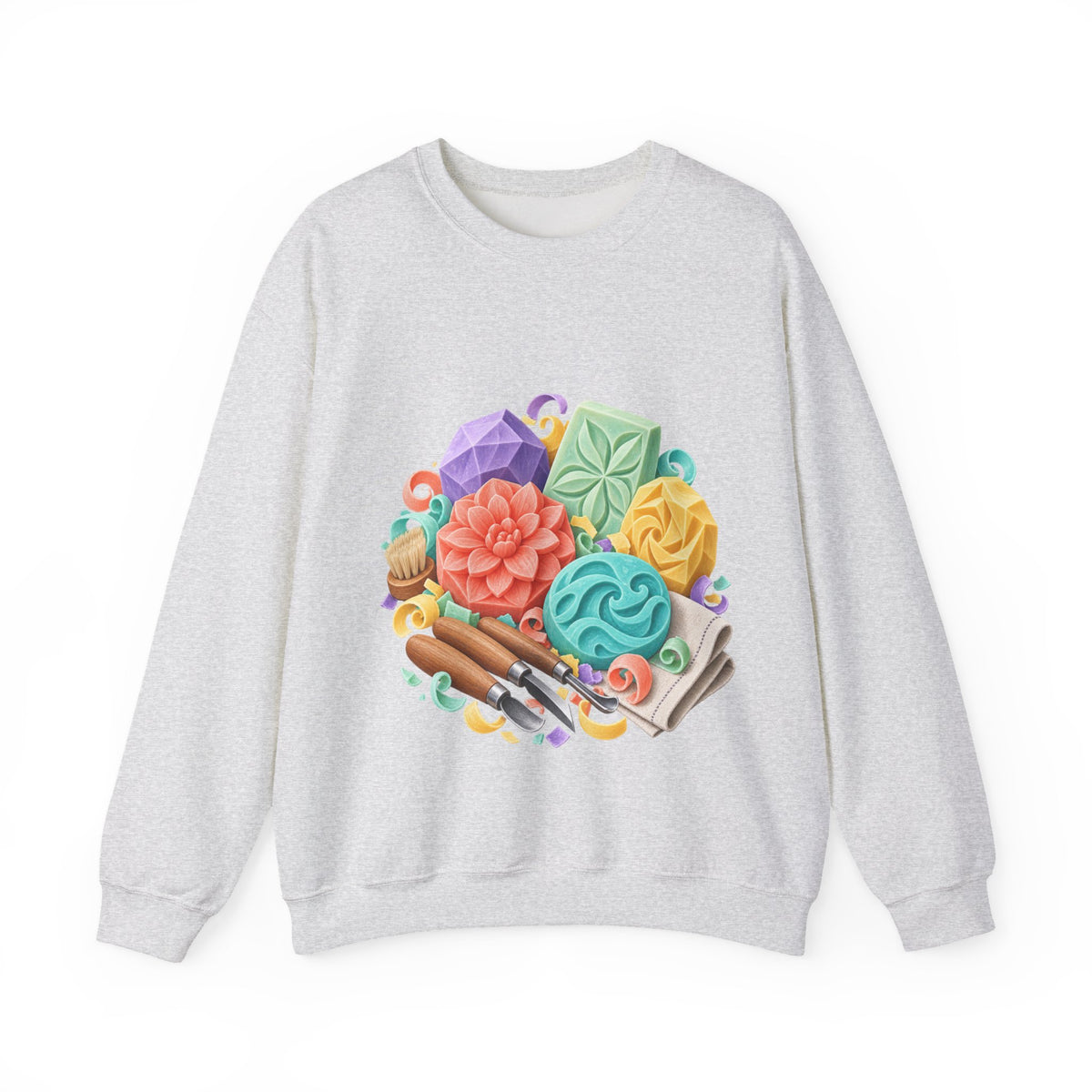 Colorful Soap Carving Workshop Sweatshirt