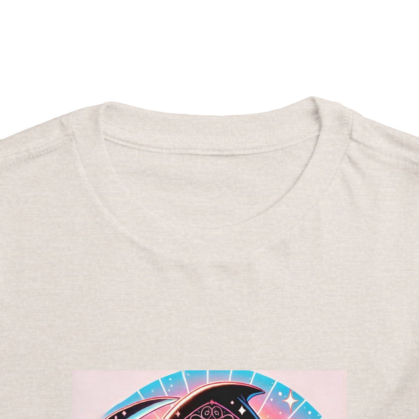 Grim Reaper with Ice Cream Kawaii Anime Toddler Tee - Adorable Short Sleeve Shirt for Kids - Fun & Stylish Gift Idea!