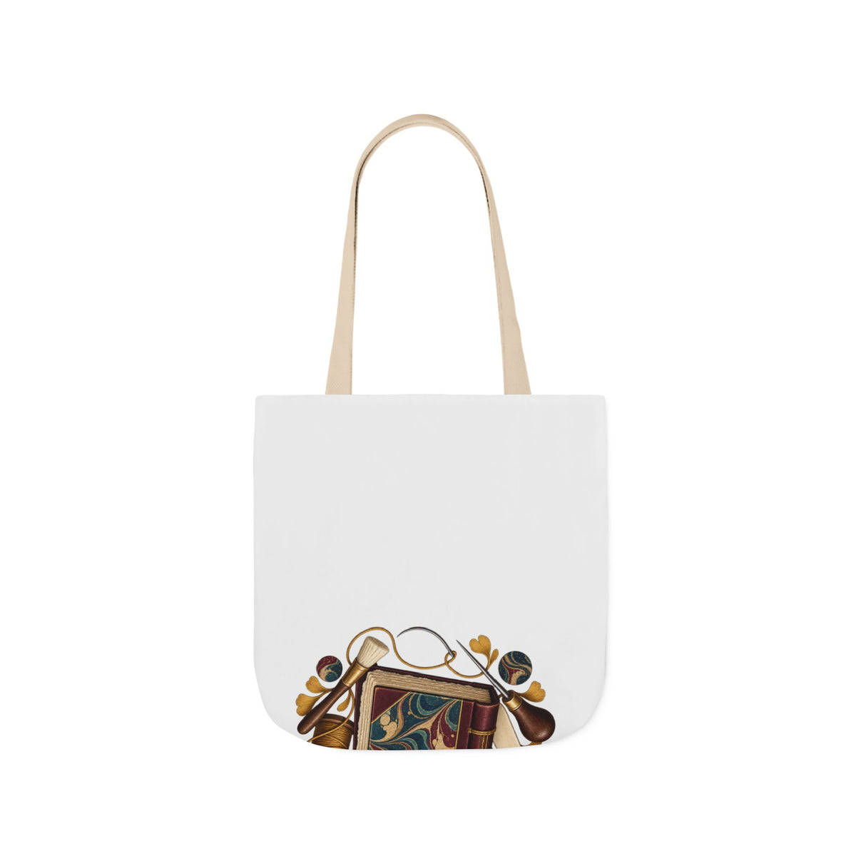 Traditional Marbled Bookbinding Workshop Tote Bag
