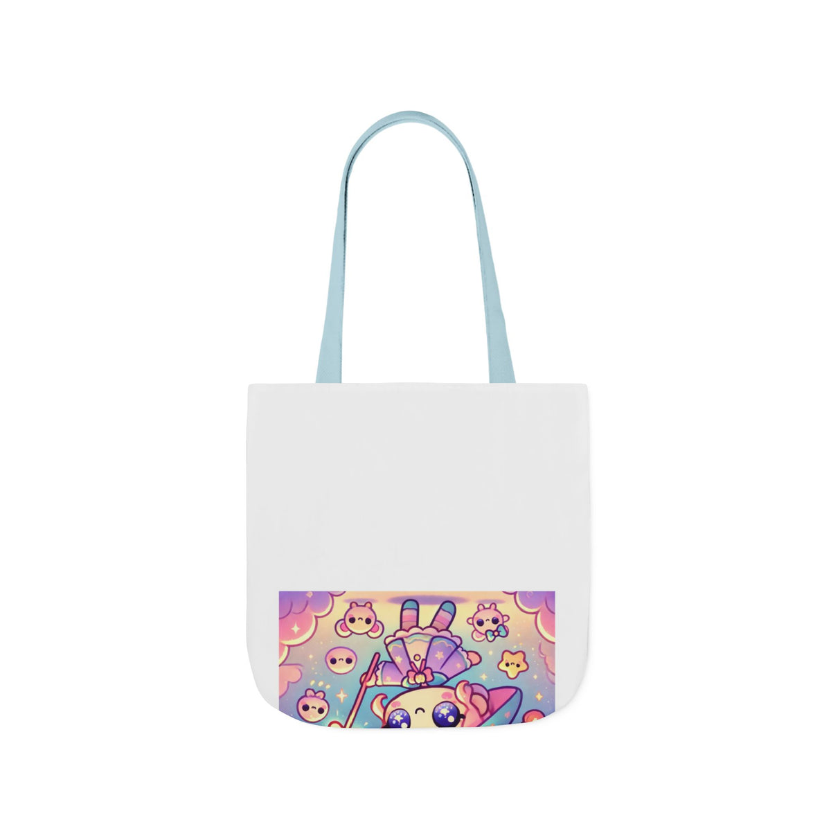 Kawaii Moon Wand Pastel Fantasy Art Canvas Tote Bag