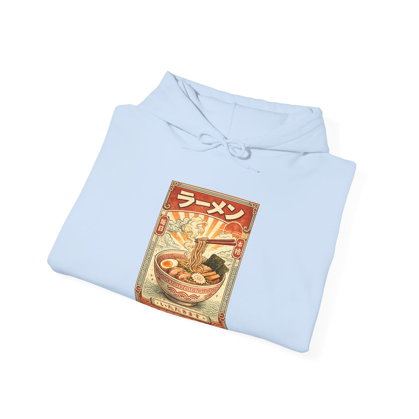 Vintage Ramen Bowl Illustration Hoodie