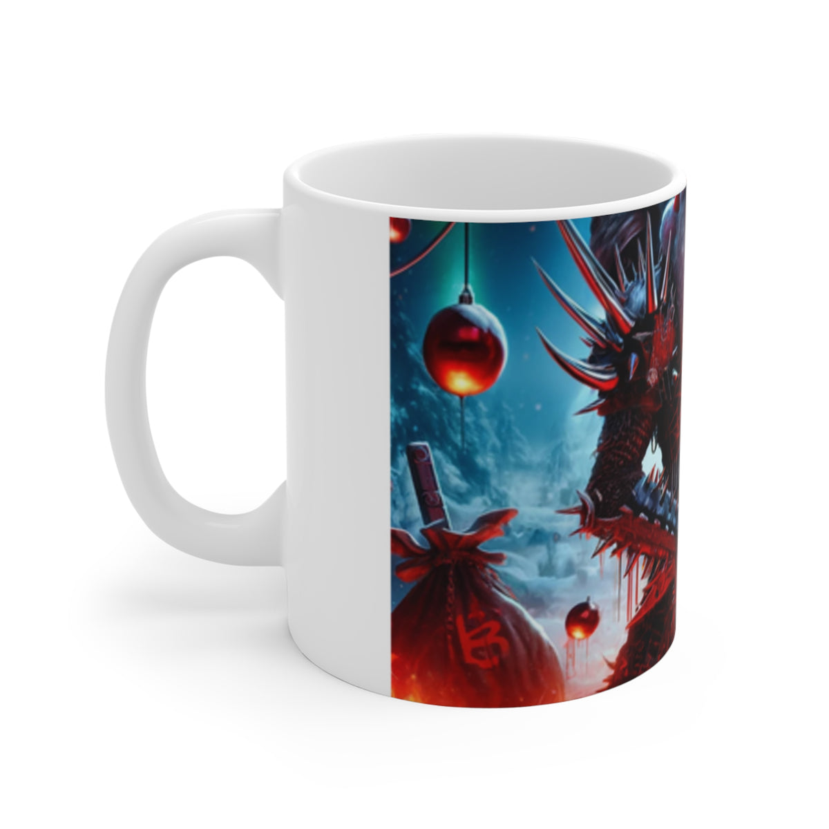 Heavy Metal Santa Holiday Concert Rock Coffee Mug