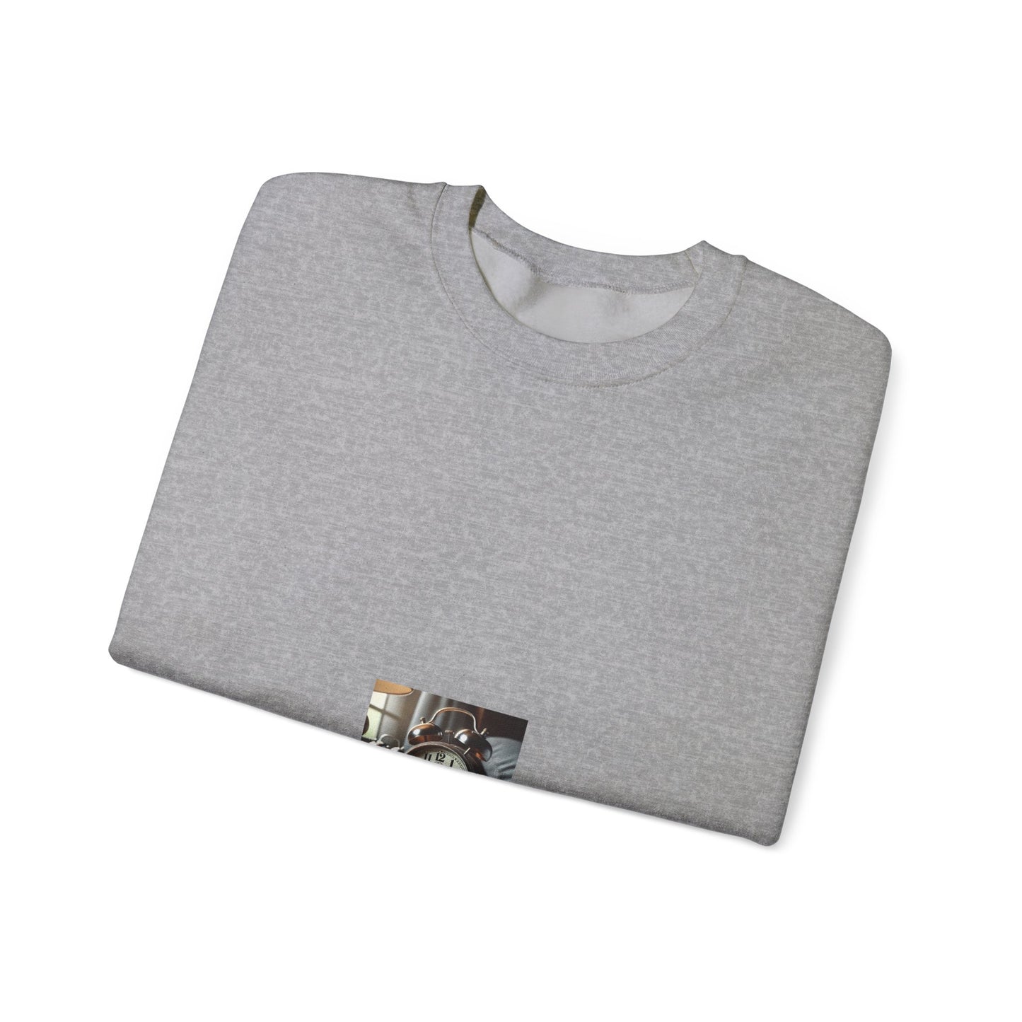 Vintage Alarm Clock Morning Routine Soft Sweatshirt