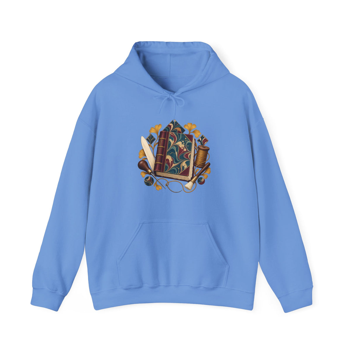 Traditional Marbled Bookbinding Workshop Hoodie