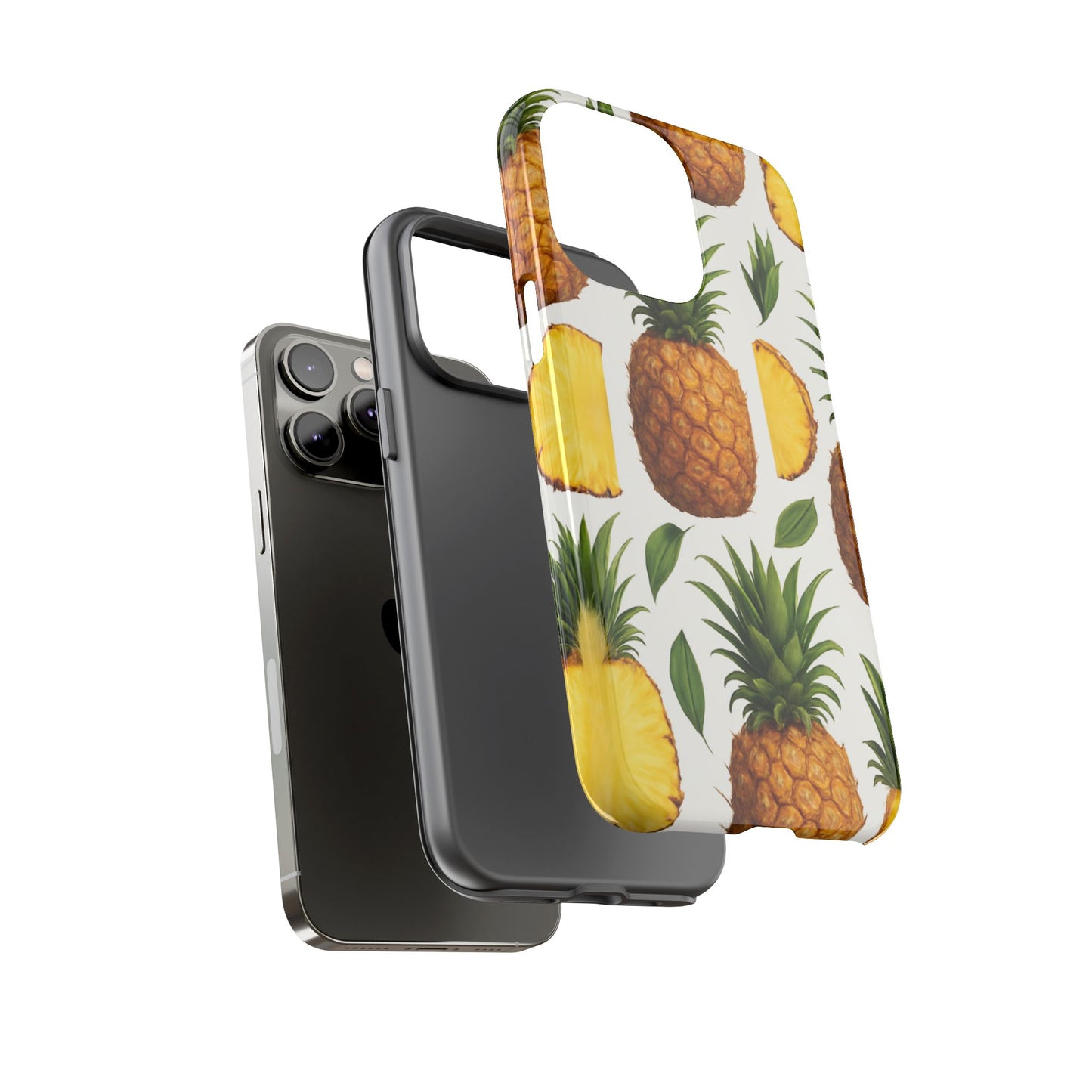 Pineapple Phone Case - Tough Cases, Tropical Phone Cover, Summer Vibe Accessories, Cute Pineapple Design, Fun Gift for Fruit Lovers