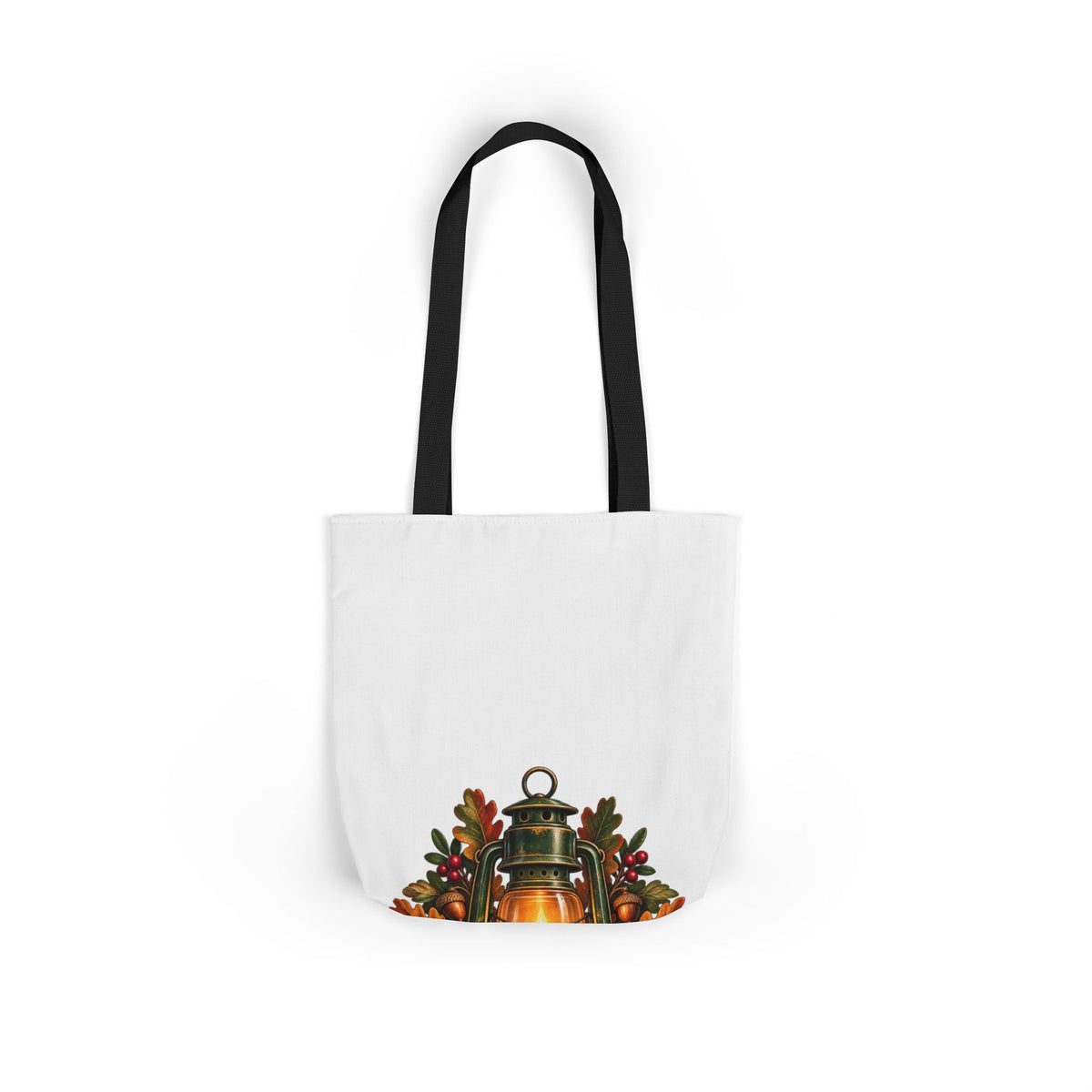 Autumn Oak Lantern and Acorns Tote Bag