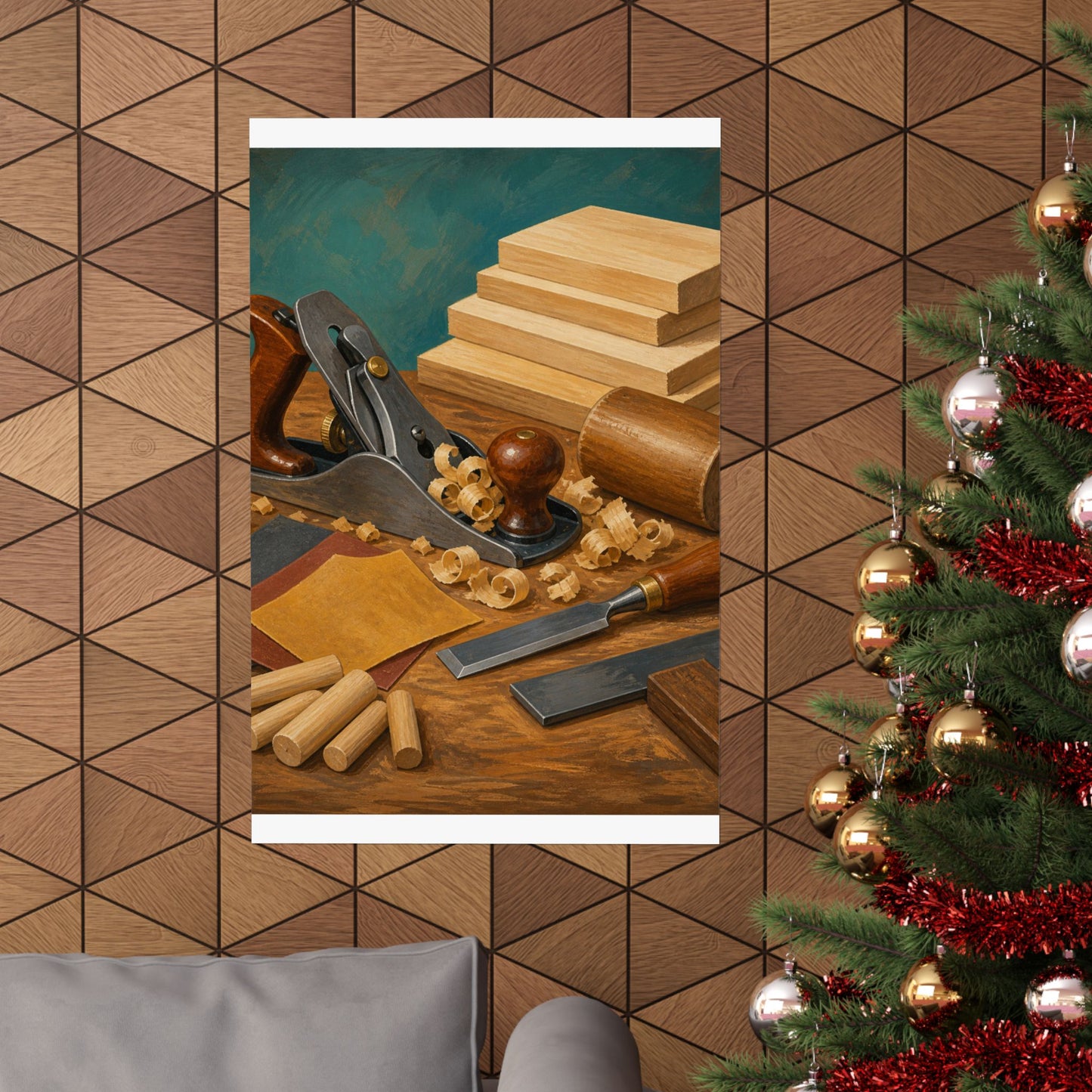 Classic Woodworking Tools Hobby Poster
