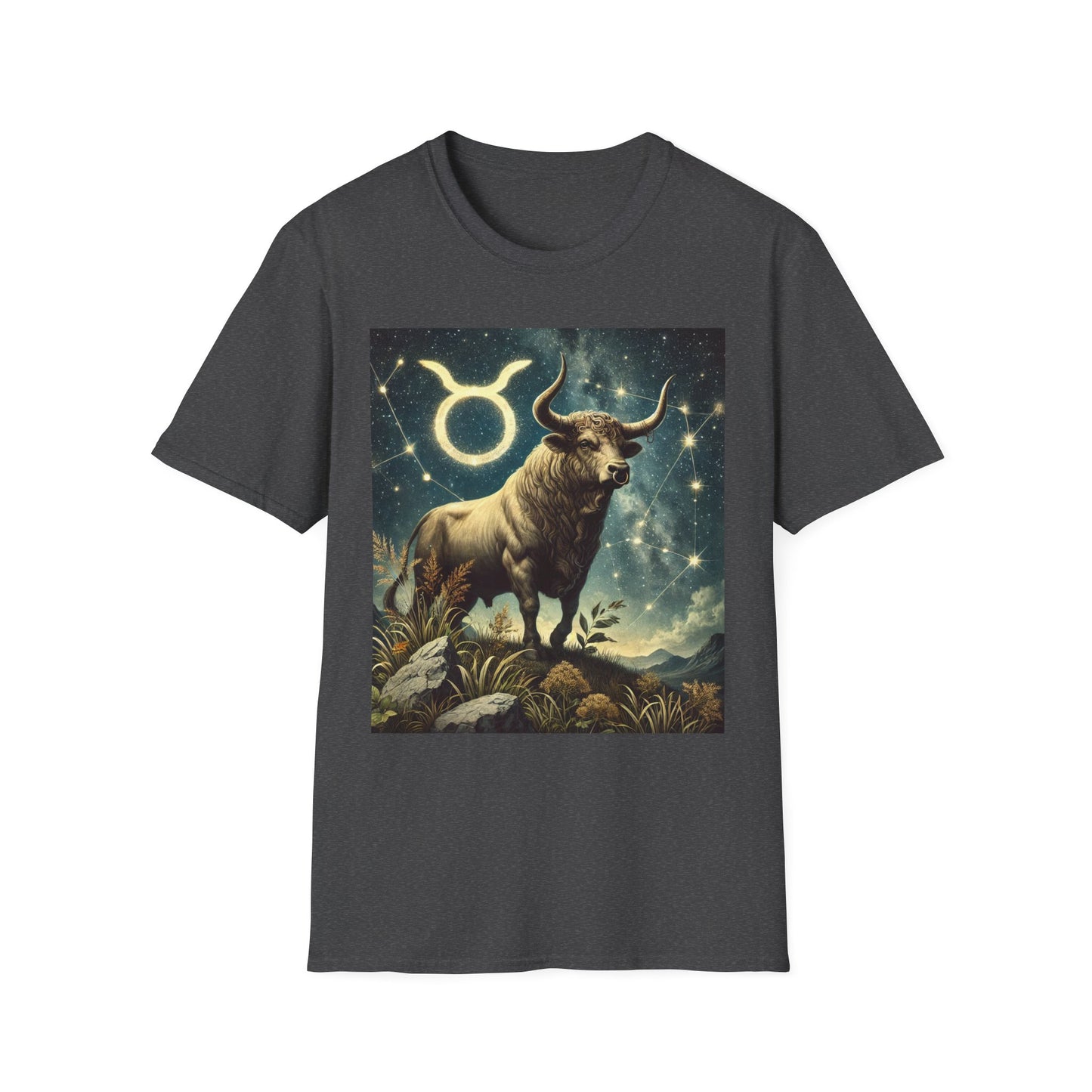 Taurus Bull Unisex T-Shirt, Zodiac Tee, Astrology Clothing, Bull Shirt, Horoscope Top