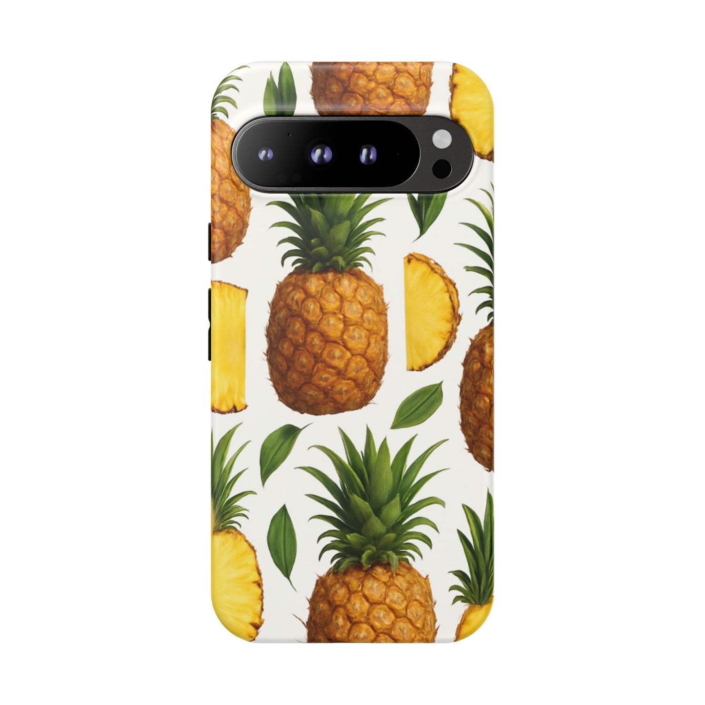 Pineapple Phone Case - Tough Cases, Tropical Phone Cover, Summer Vibe Accessories, Cute Pineapple Design, Fun Gift for Fruit Lovers