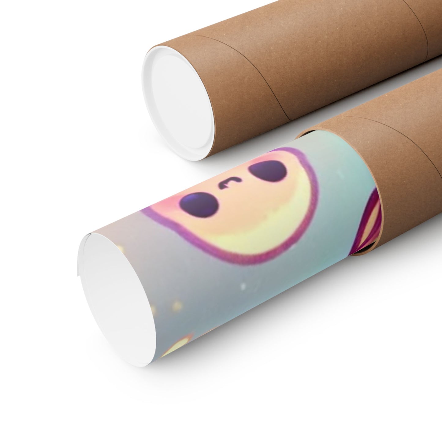 Kawaii Moon Wand Pastel Fantasy Wall Art Poster