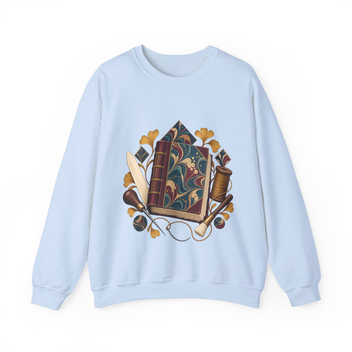 Traditional Marbled Bookbinding Workshop Sweatshirt