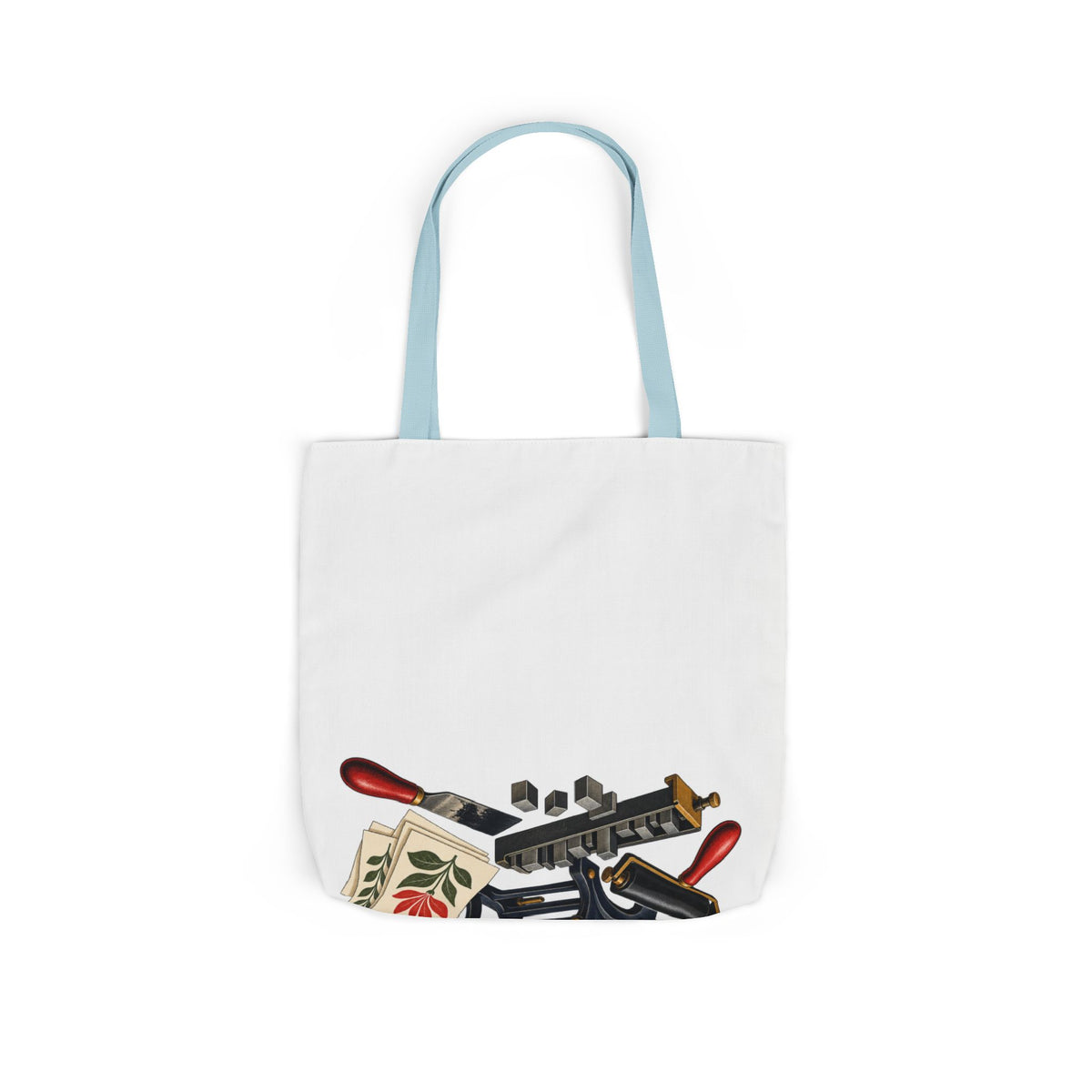 Botanical Letterpress Printshop Tote Bag