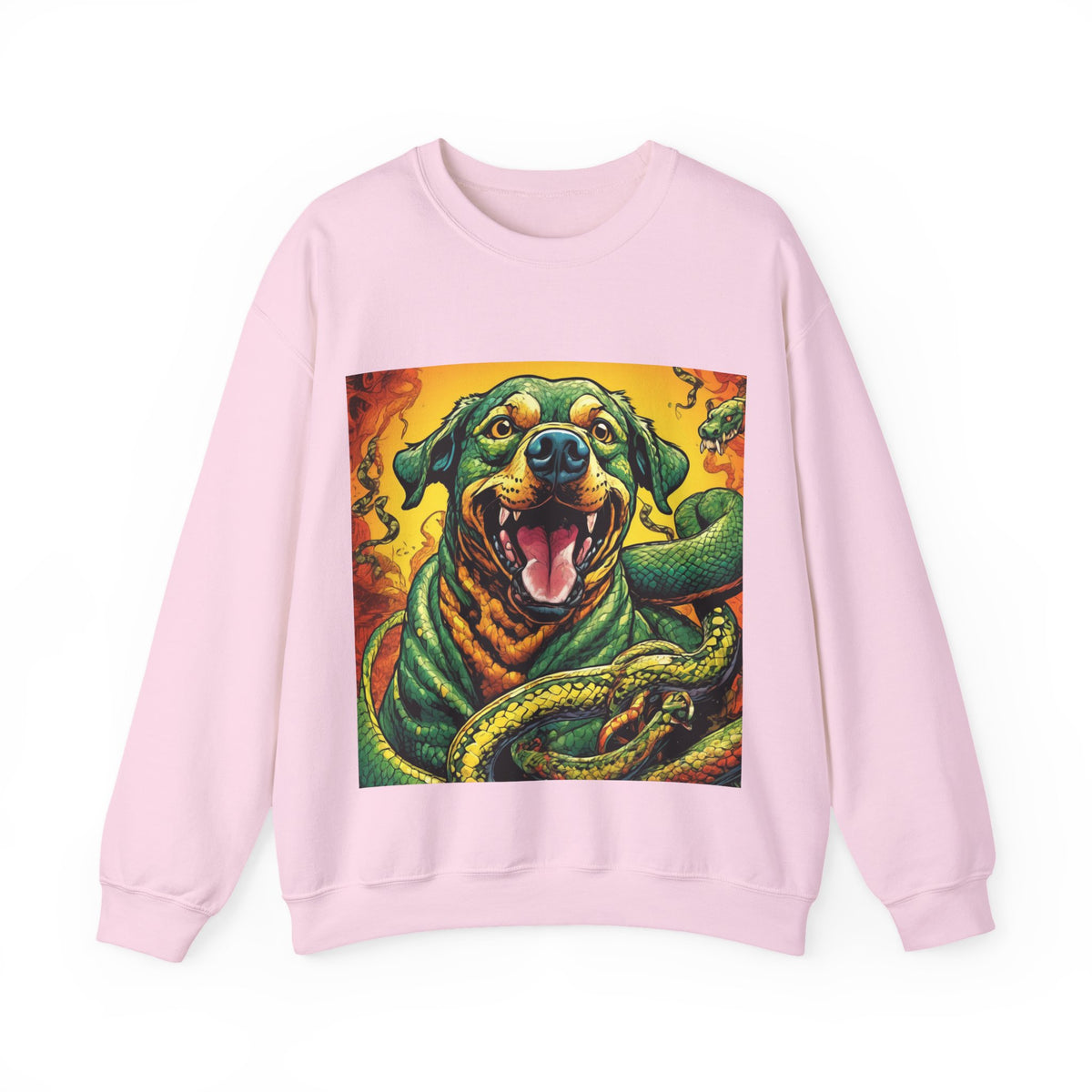 Surreal Serpent Hound Dark Fantasy Art Sweatshirt