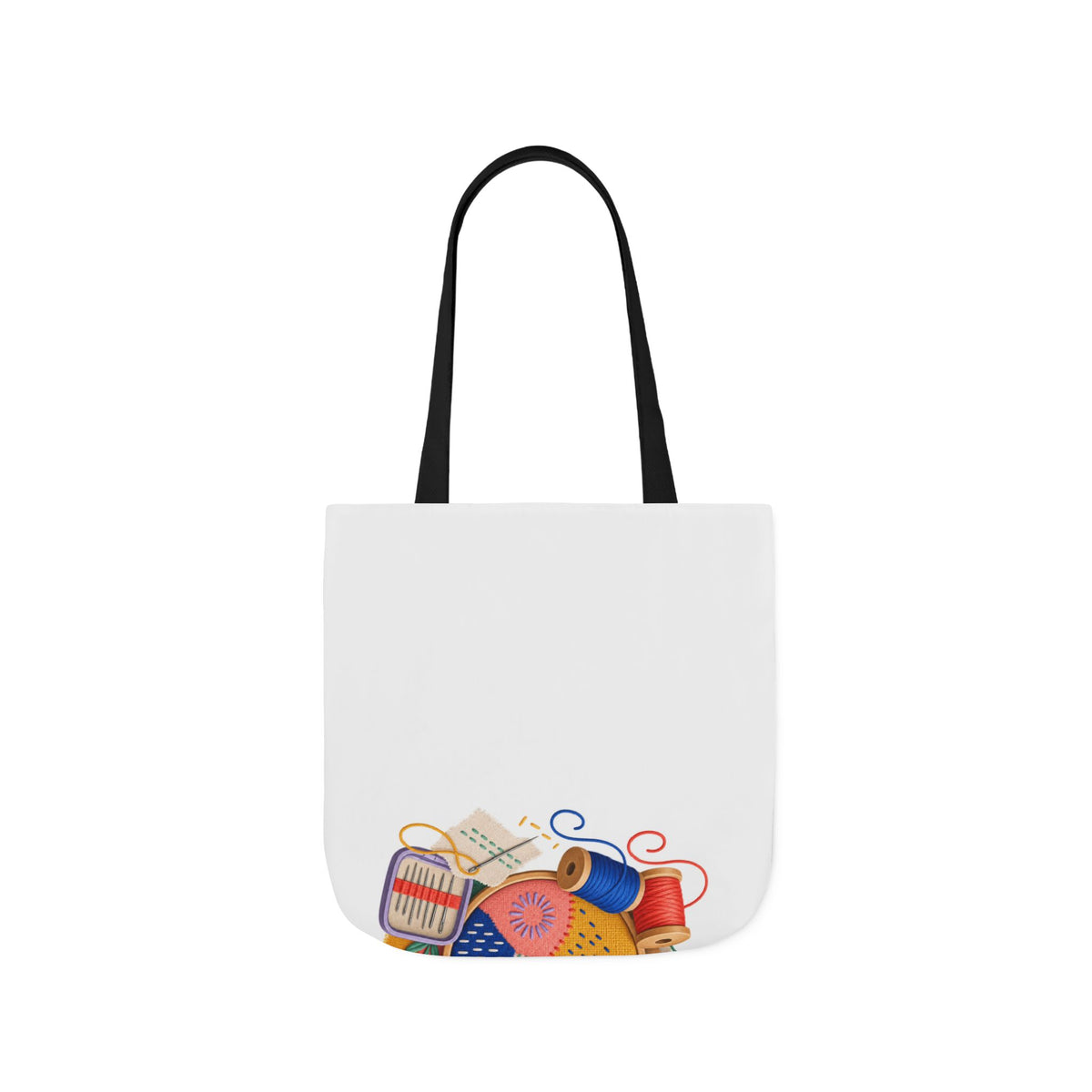 Colorful Visible Mending Workshop Tote Bag