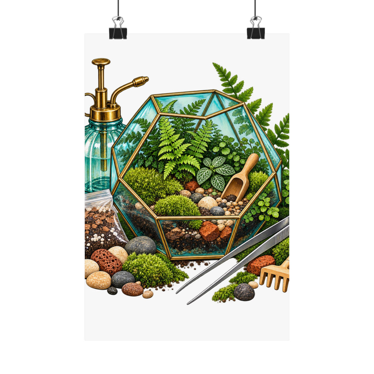 Fern Terrarium Building Workshop Poster
