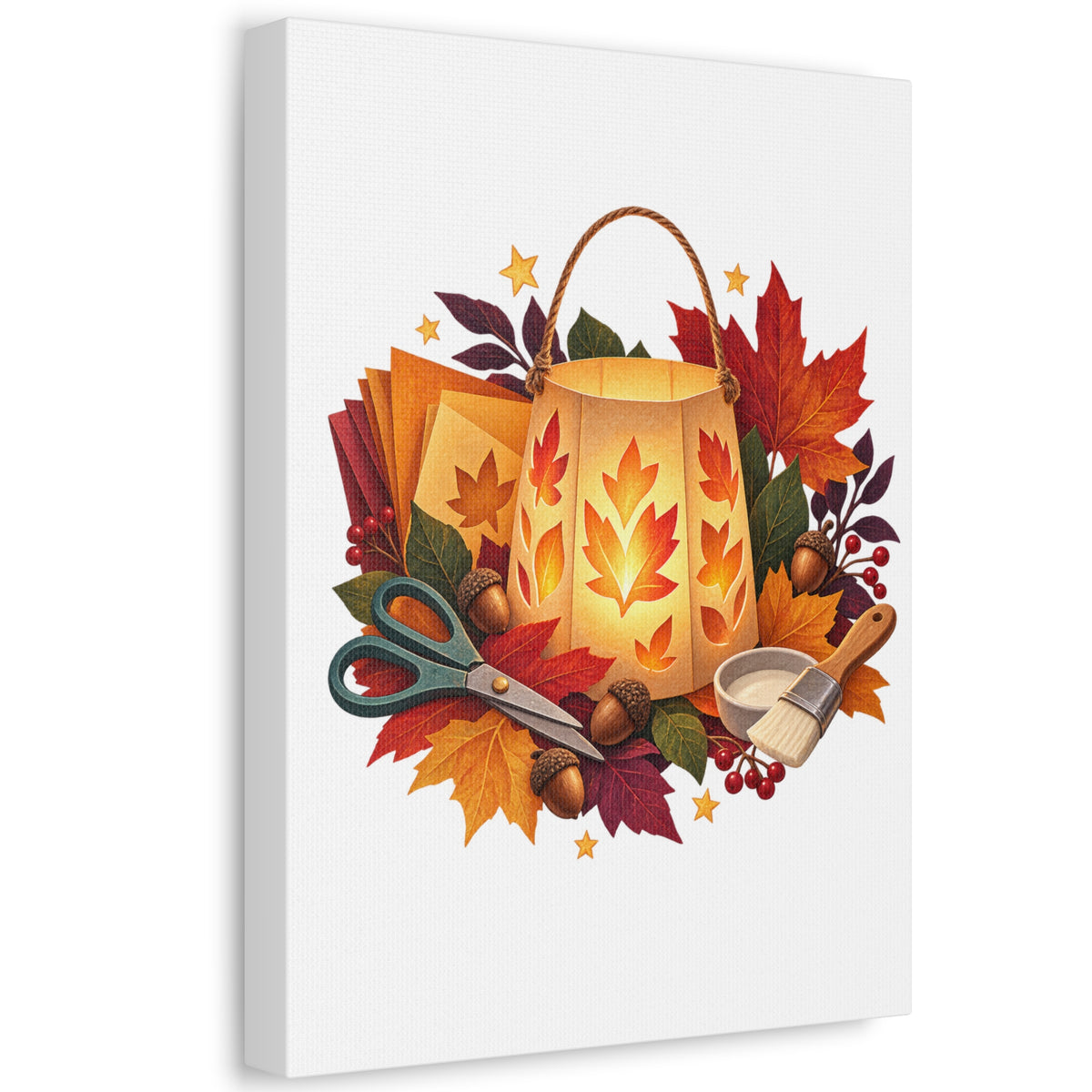 Autumn Lantern Making Workshop Canvas