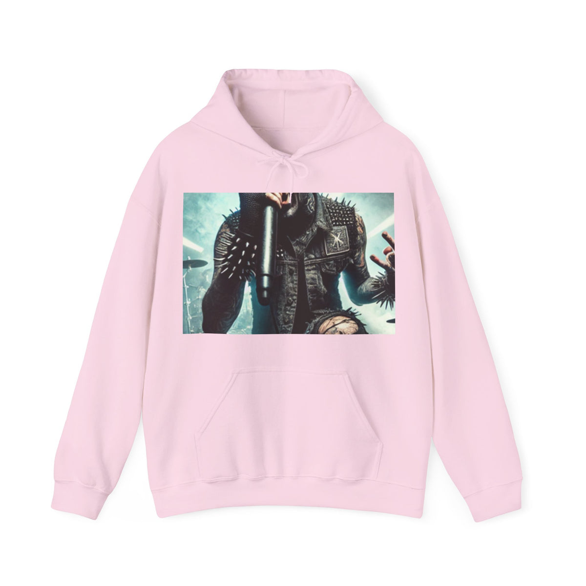 Punk Rock Vocalist Stage Energy Cozy Music Hoodie
