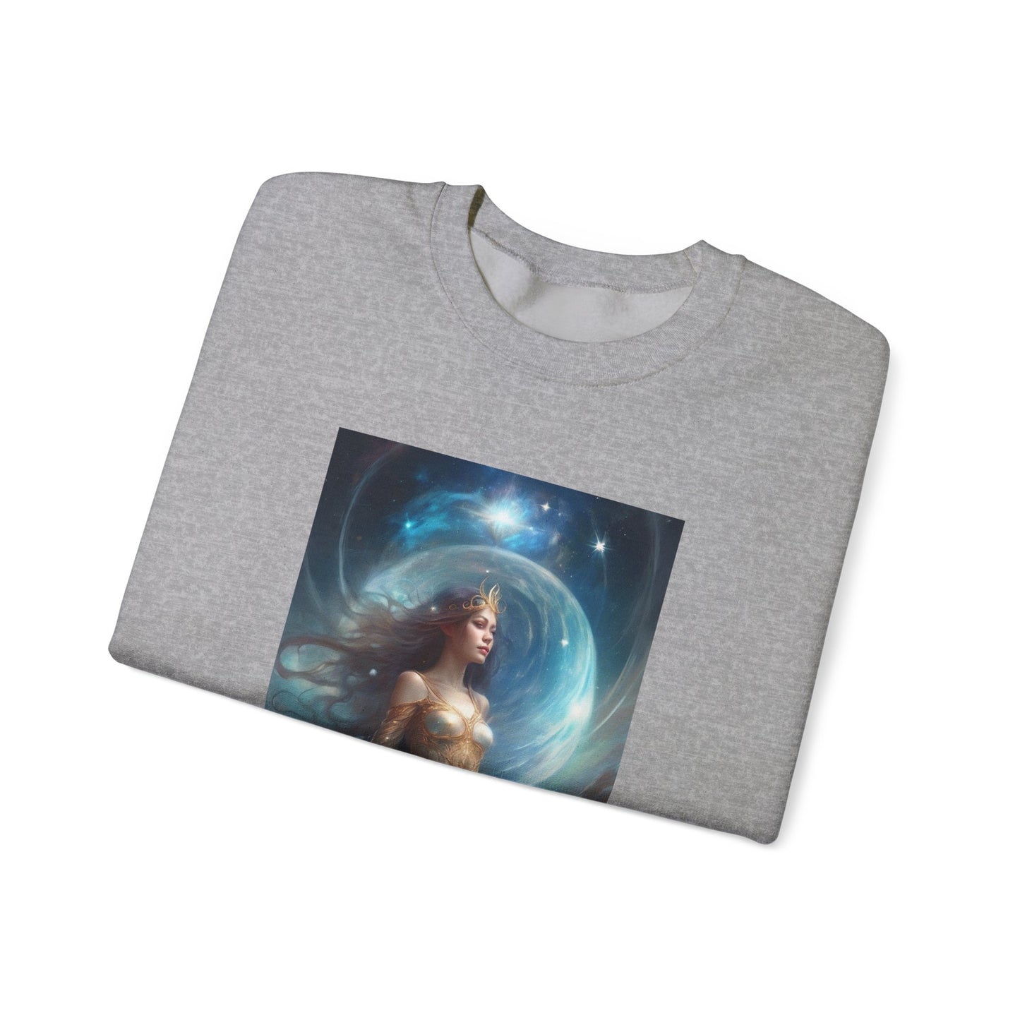 Lunar Celestial Queen Fantasy Portrait Sweatshirt