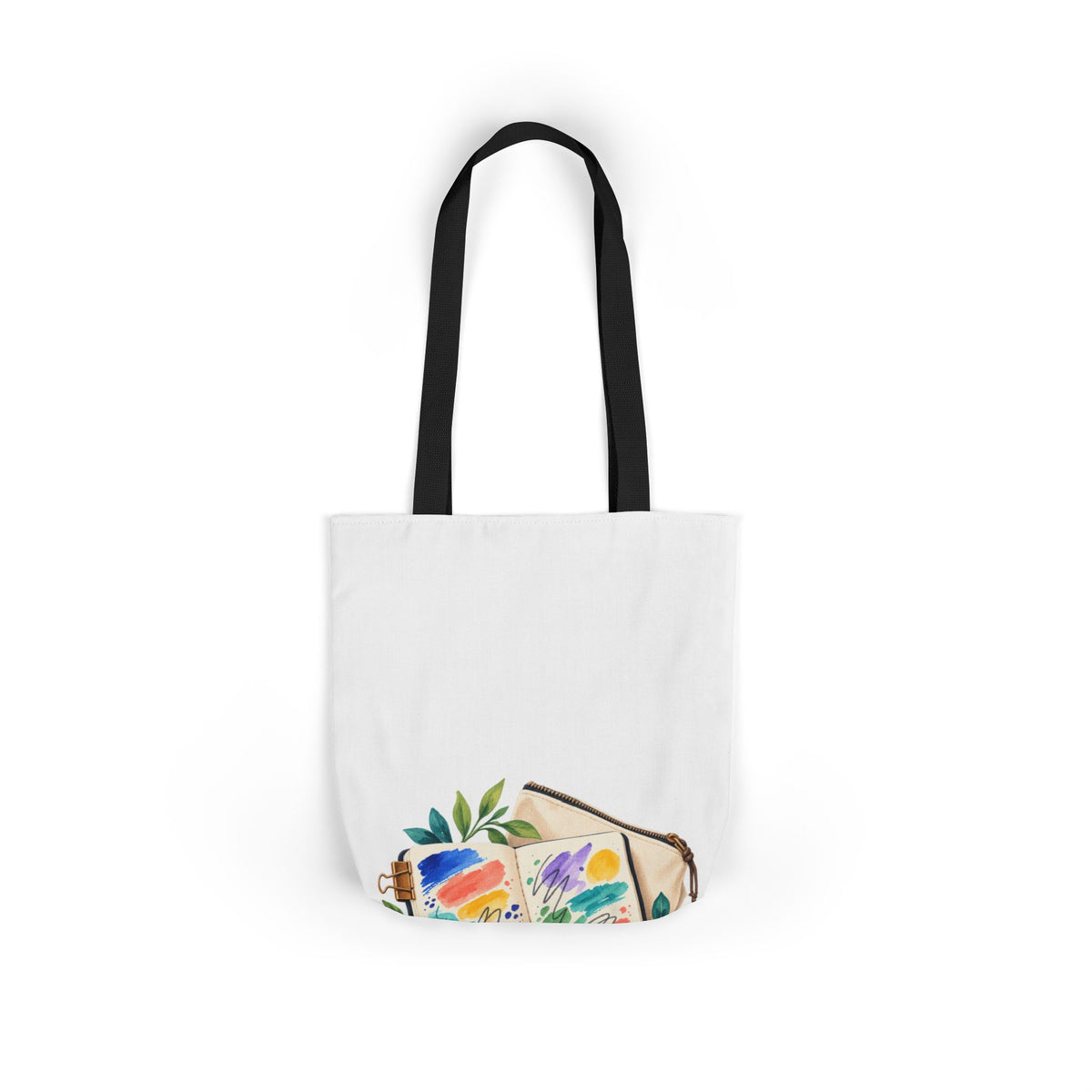 Colorful Urban Sketching Travel Kit Tote Bag