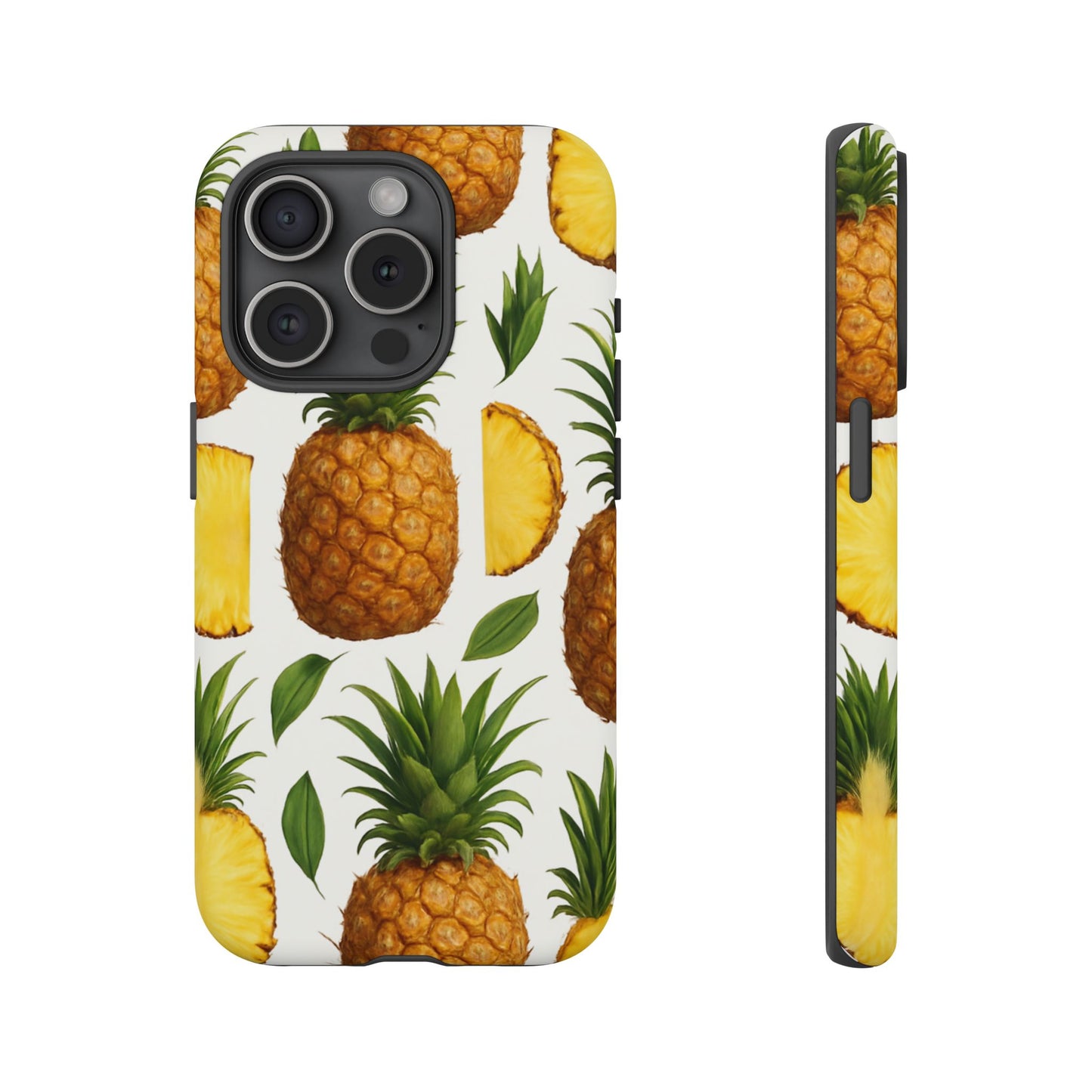 Pineapple Phone Case - Tough Cases, Tropical Phone Cover, Summer Vibe Accessories, Cute Pineapple Design, Fun Gift for Fruit Lovers
