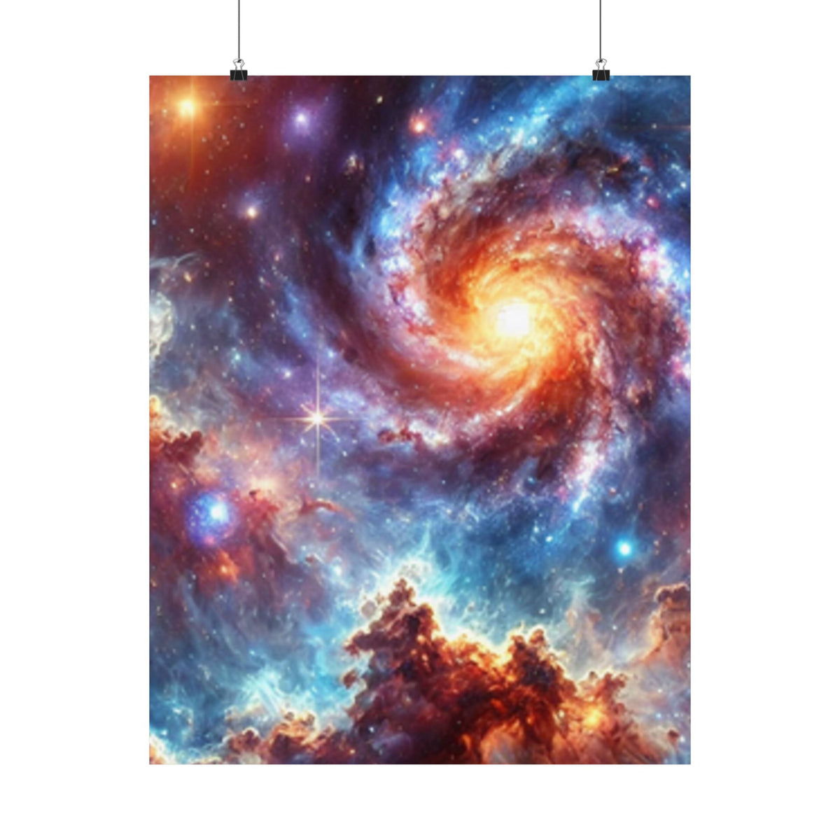 Galaxy Nebula Dreamscape Abstract Space Poster Wall Art Decor