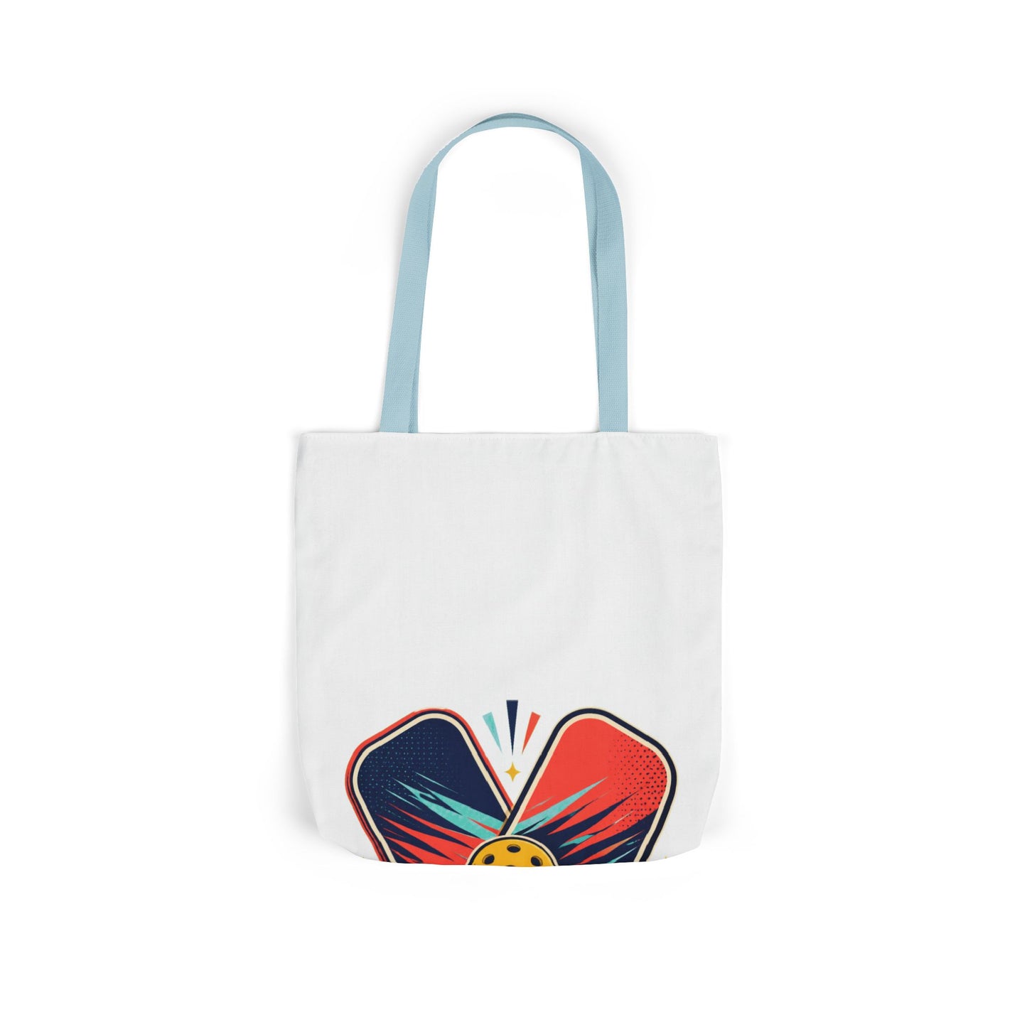 Retro Pickleball Paddles Recreational Sports Tote Bag
