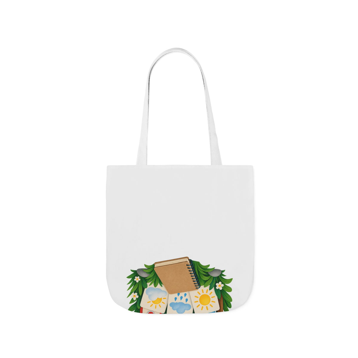 Colorful Backyard Weather Watching Kit Tote Bag