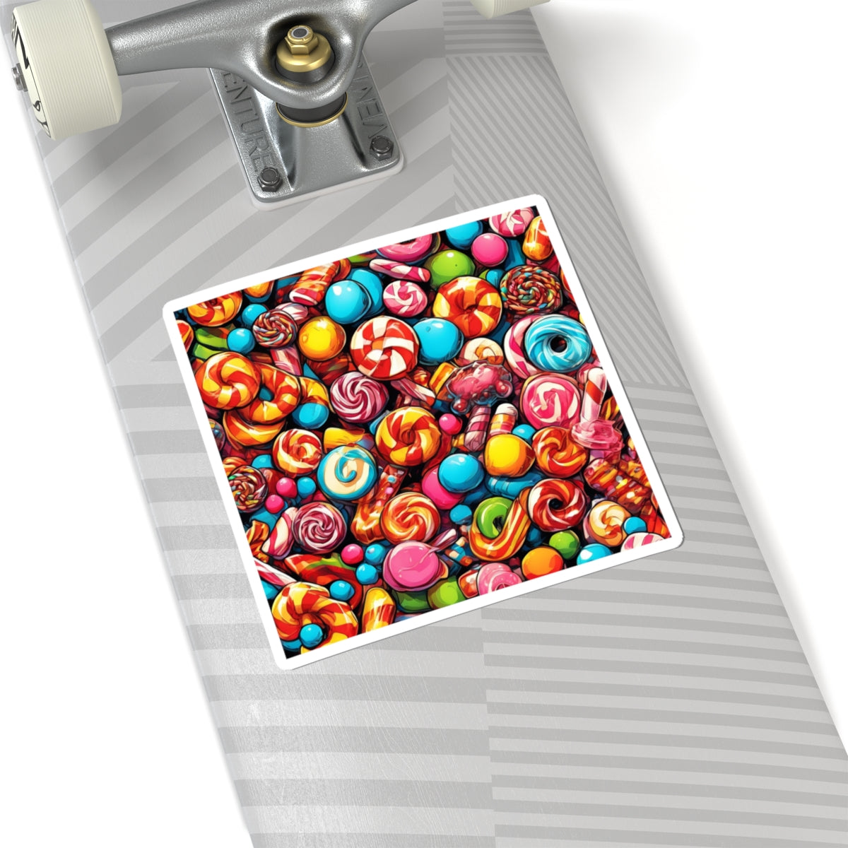 Colorful Candy and Lollipop Pattern Sticker